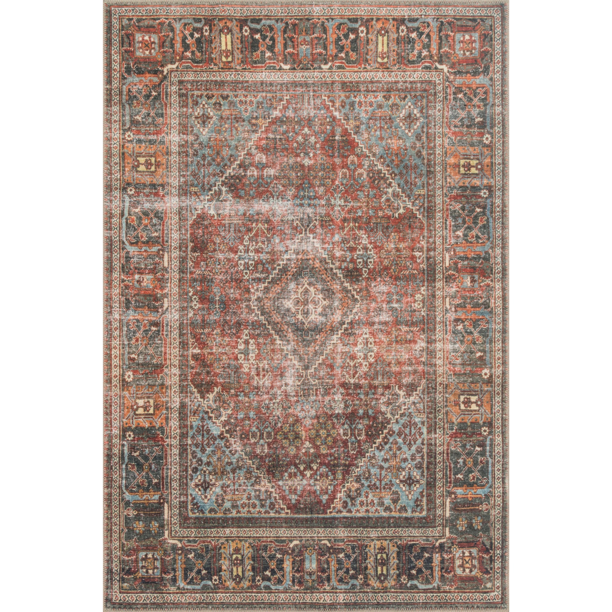 Loloi Loren Brick/Midnight Rug