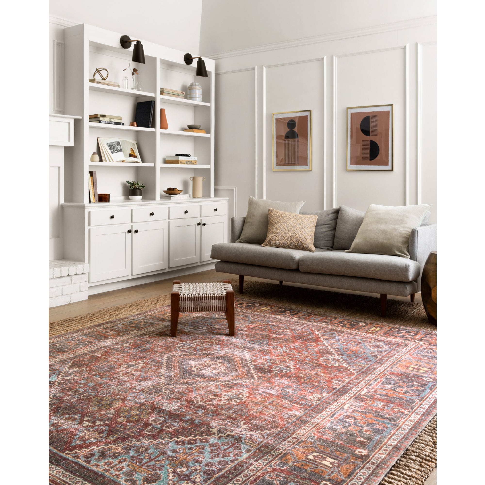 Loloi Loren Brick/Midnight Rug