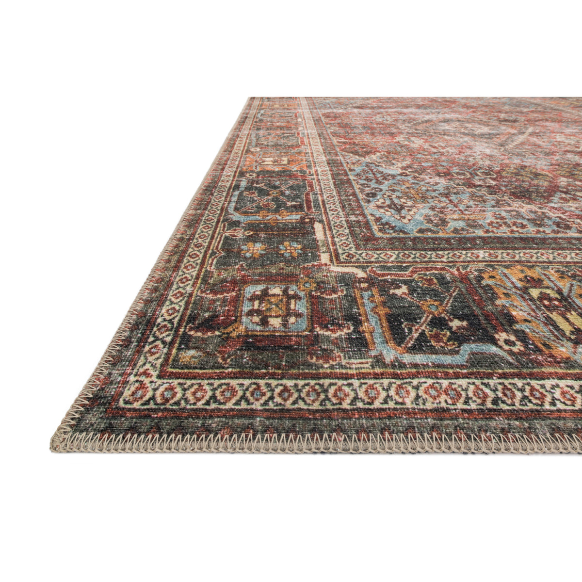 Loloi Loren Brick/Midnight Rug by Loloi