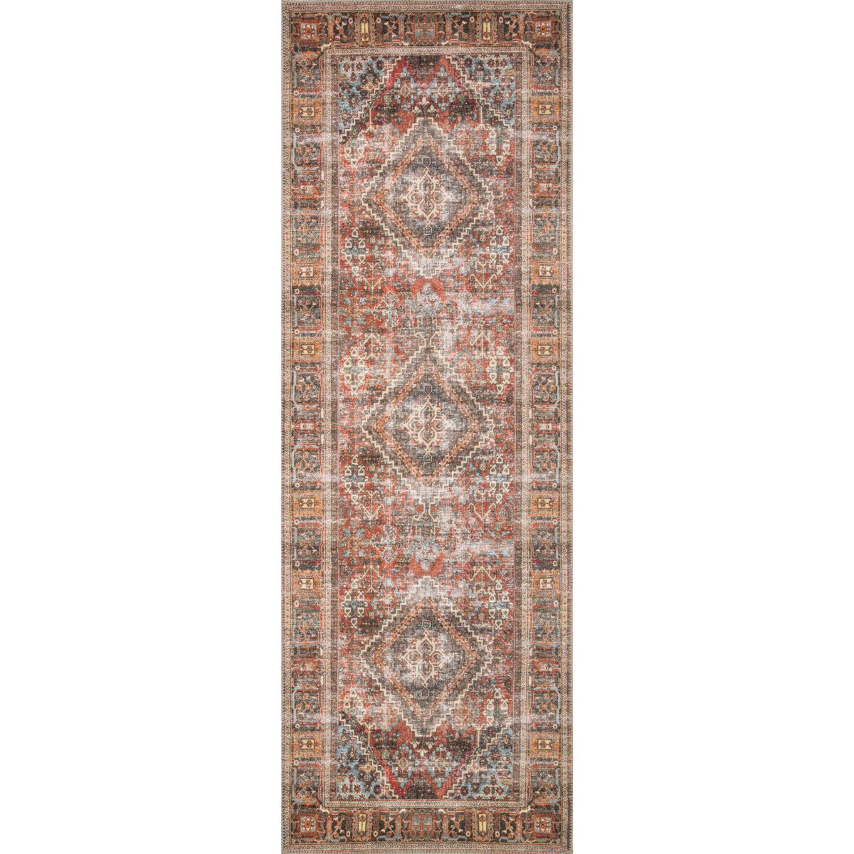 Loloi Loren Brick/Midnight Rug by Loloi