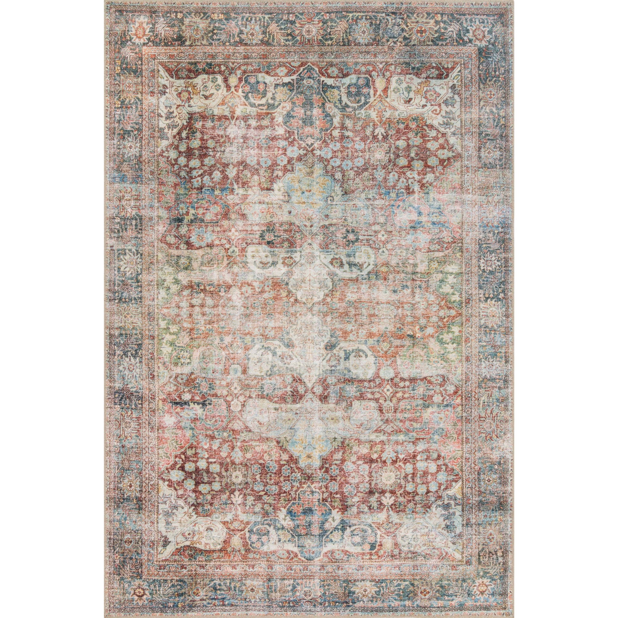 Loloi Loren Brick/Multi Rug