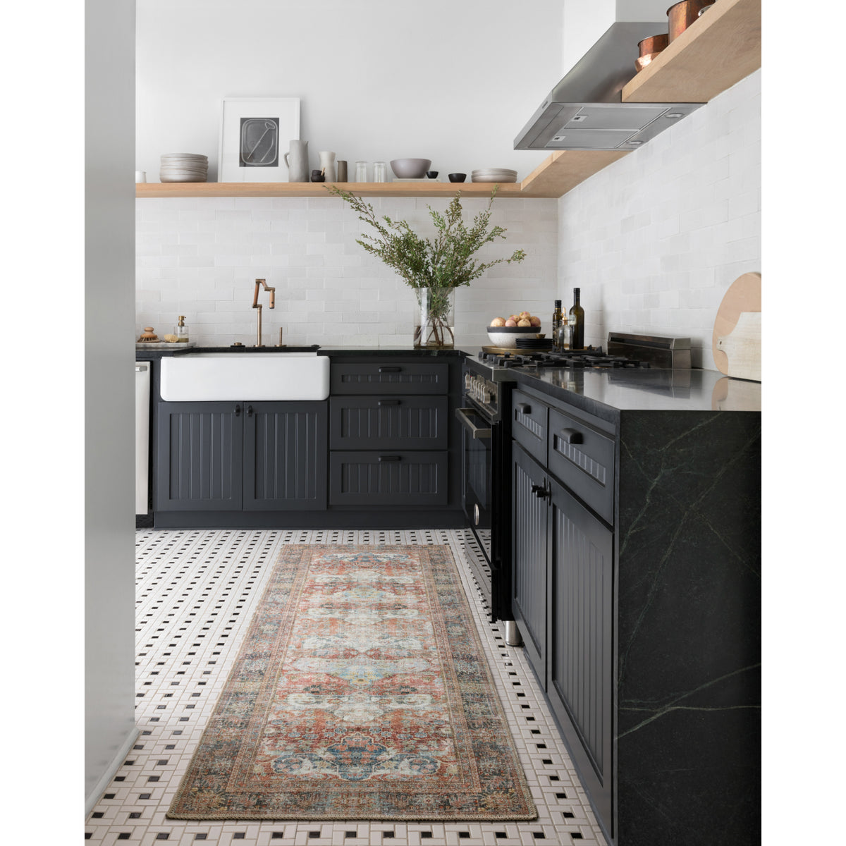 Loloi Loren Brick/Multi Rug by Loloi
