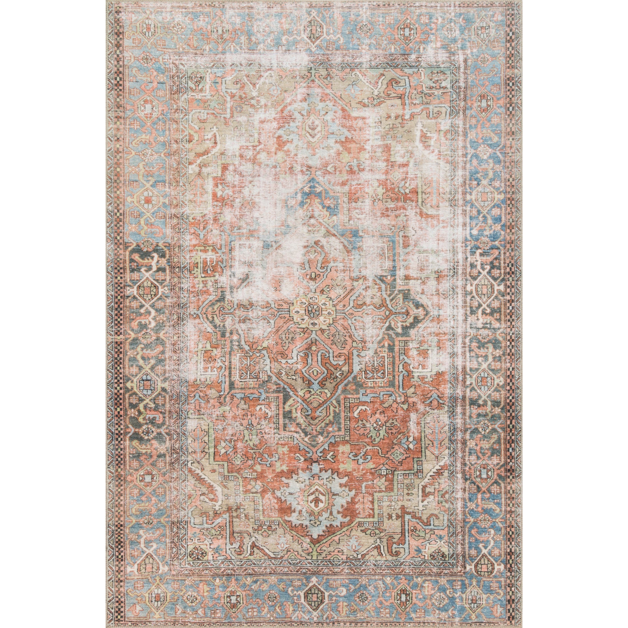 Loloi Loren Terracotta/Sky Rug