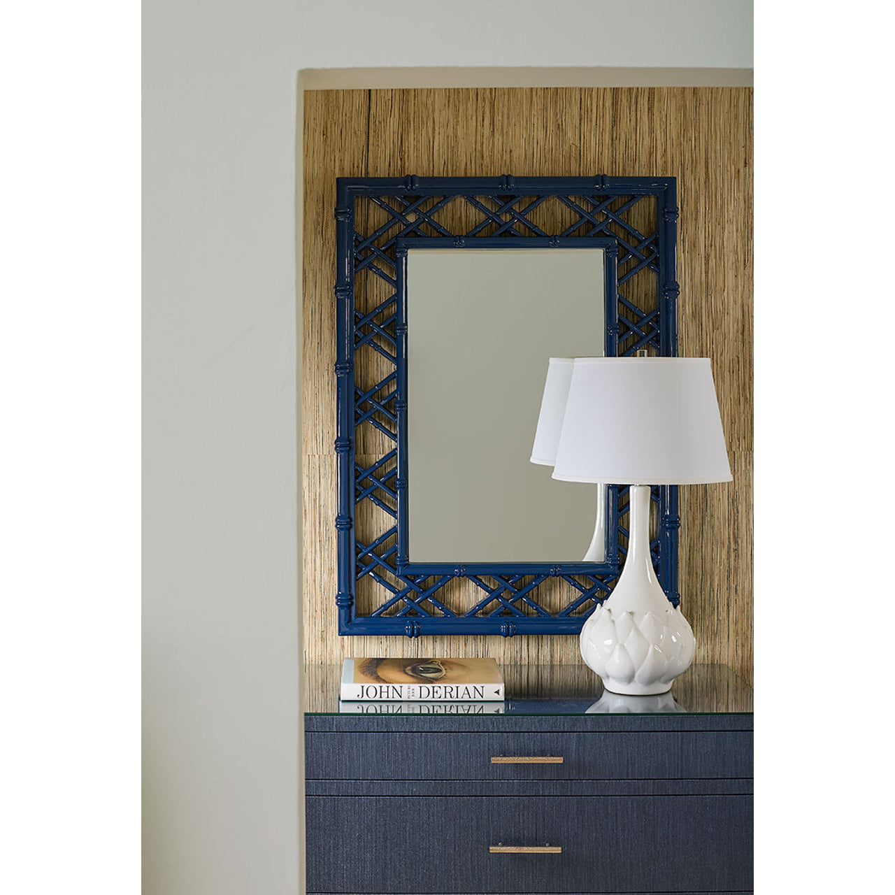 Lotus 16" Lamp with Shade