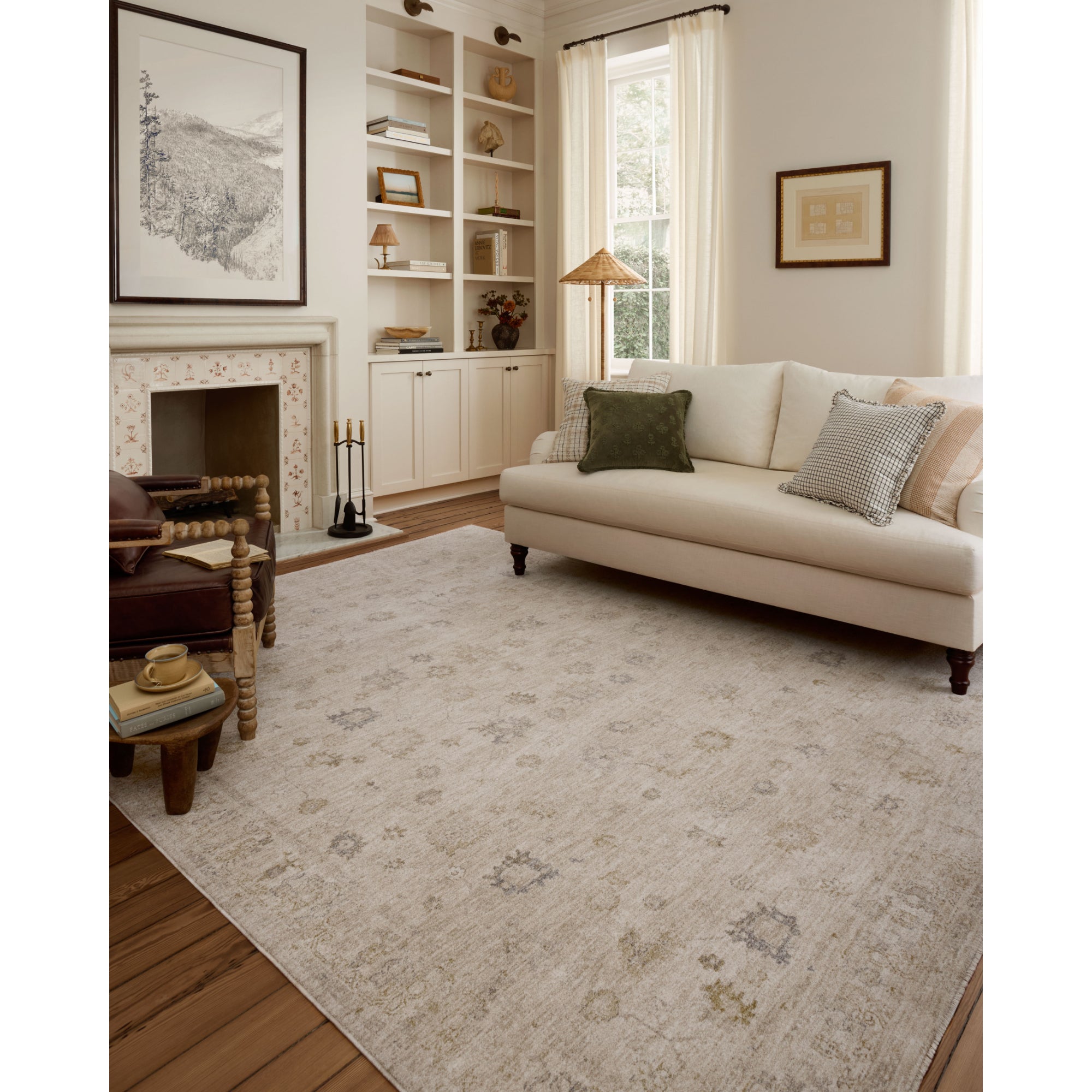 Chris Loves Julia x Loloi Louisa Oatmeal/Stone Rug
