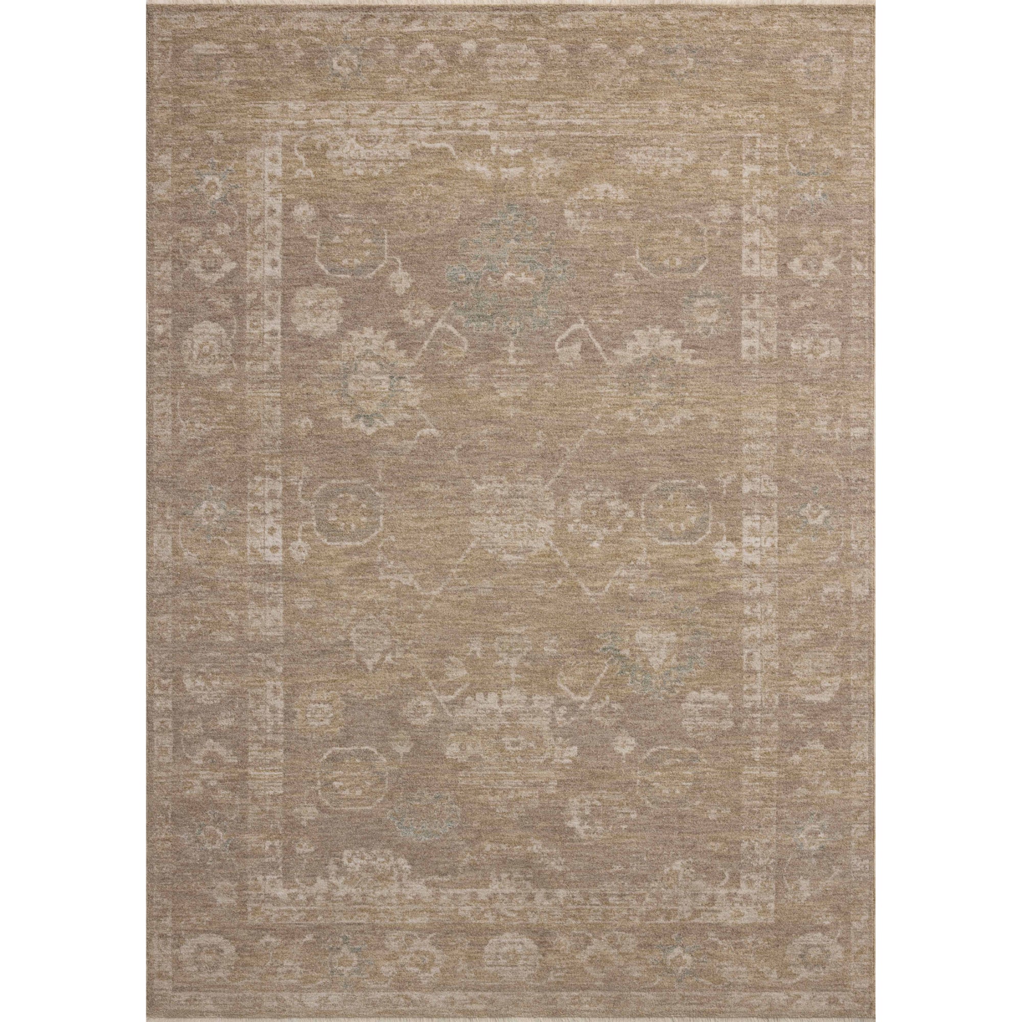 Chris Loves Julia x Loloi Louisa Taupe/Gold Rug
