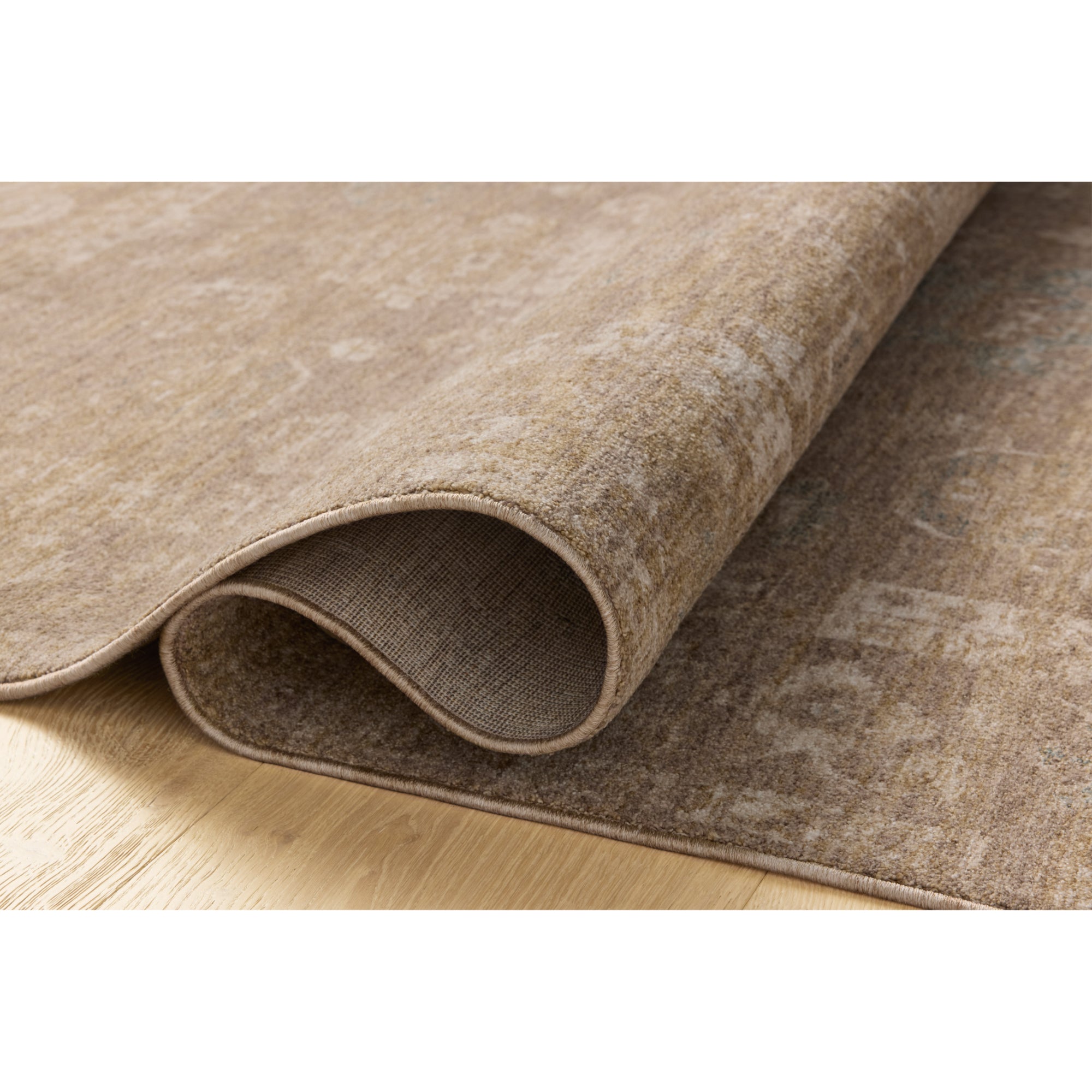 Chris Loves Julia x Loloi Louisa Taupe/Gold Rug