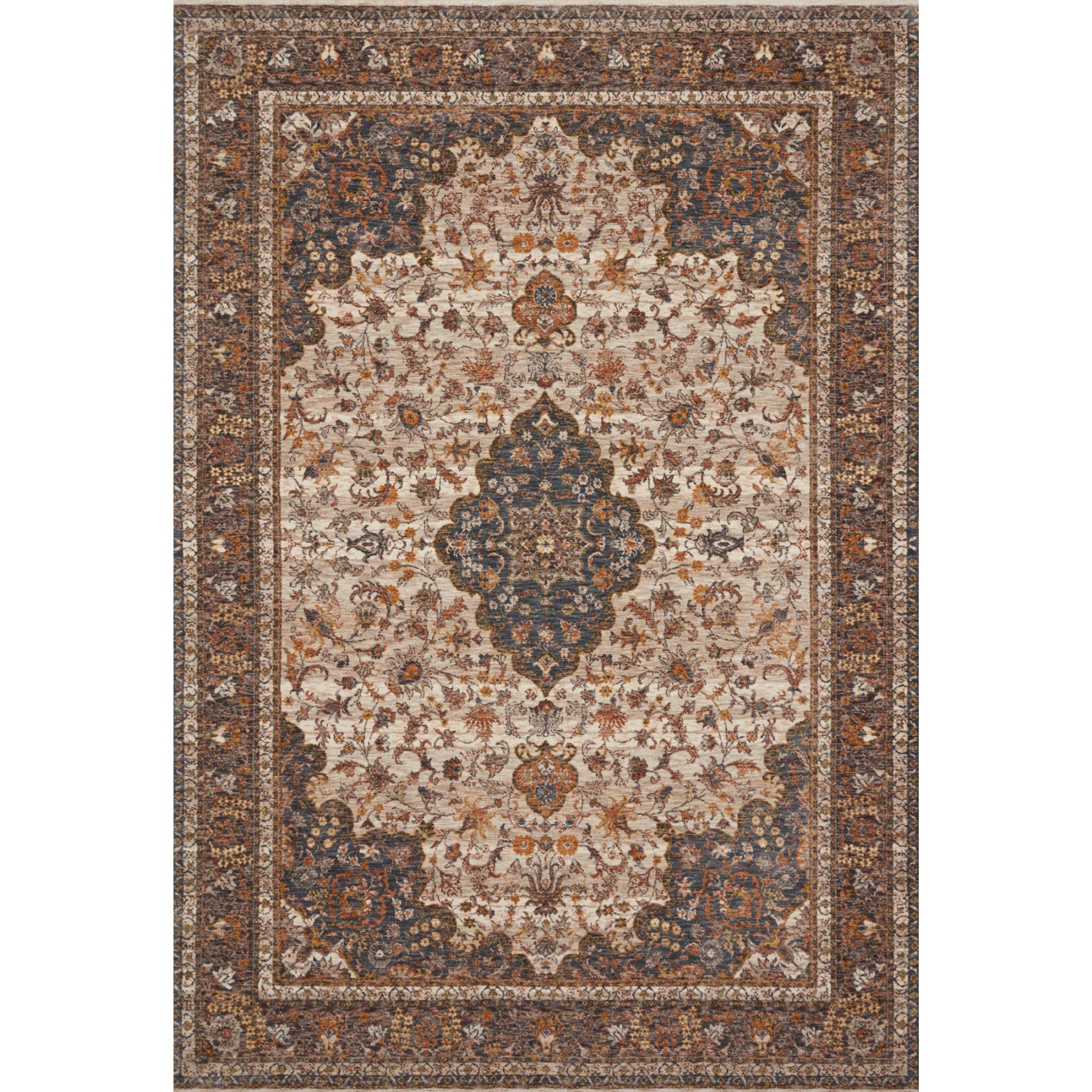 Loloi Lourdes Natural/Ocean Rug