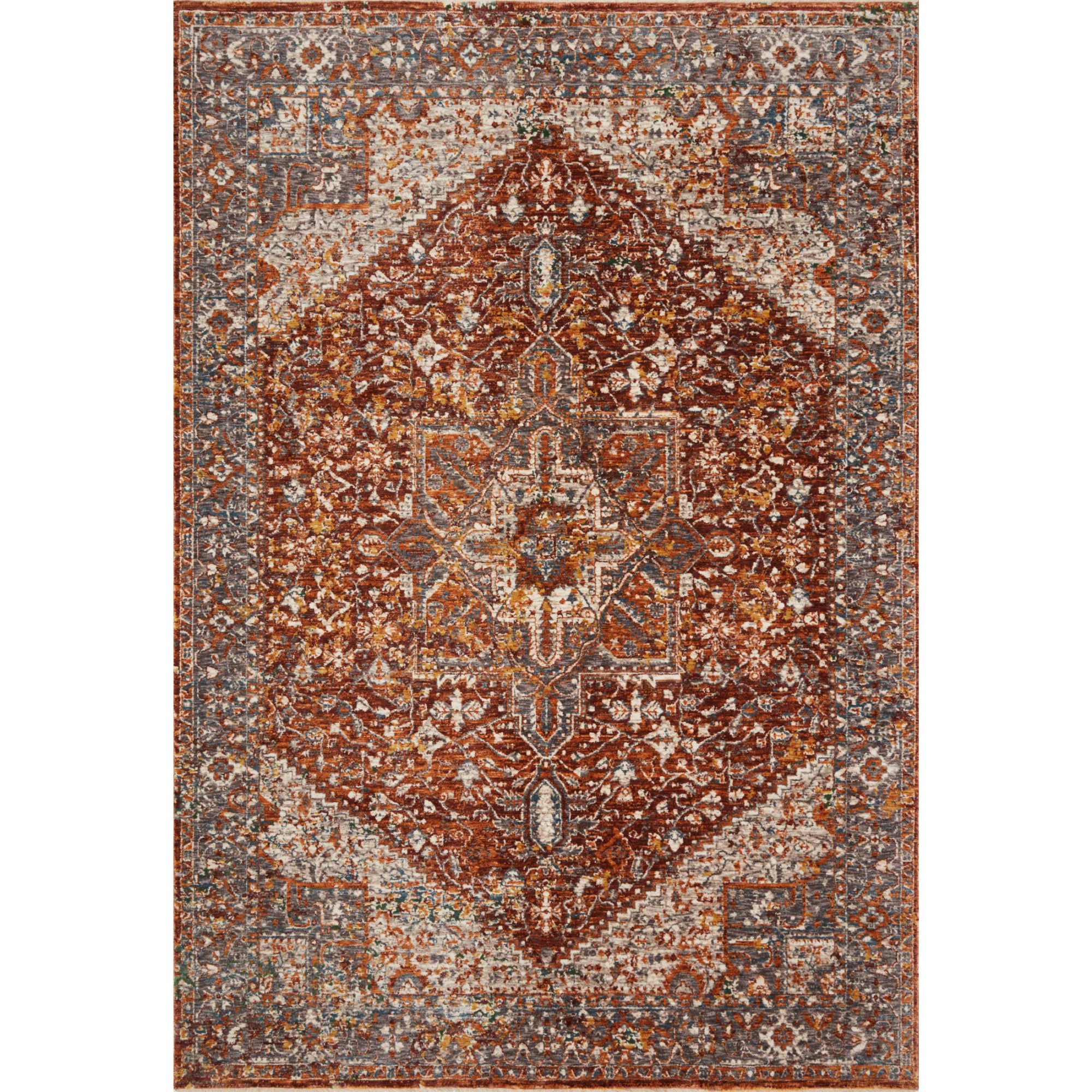 Loloi Lourdes Rust/Multi Rug