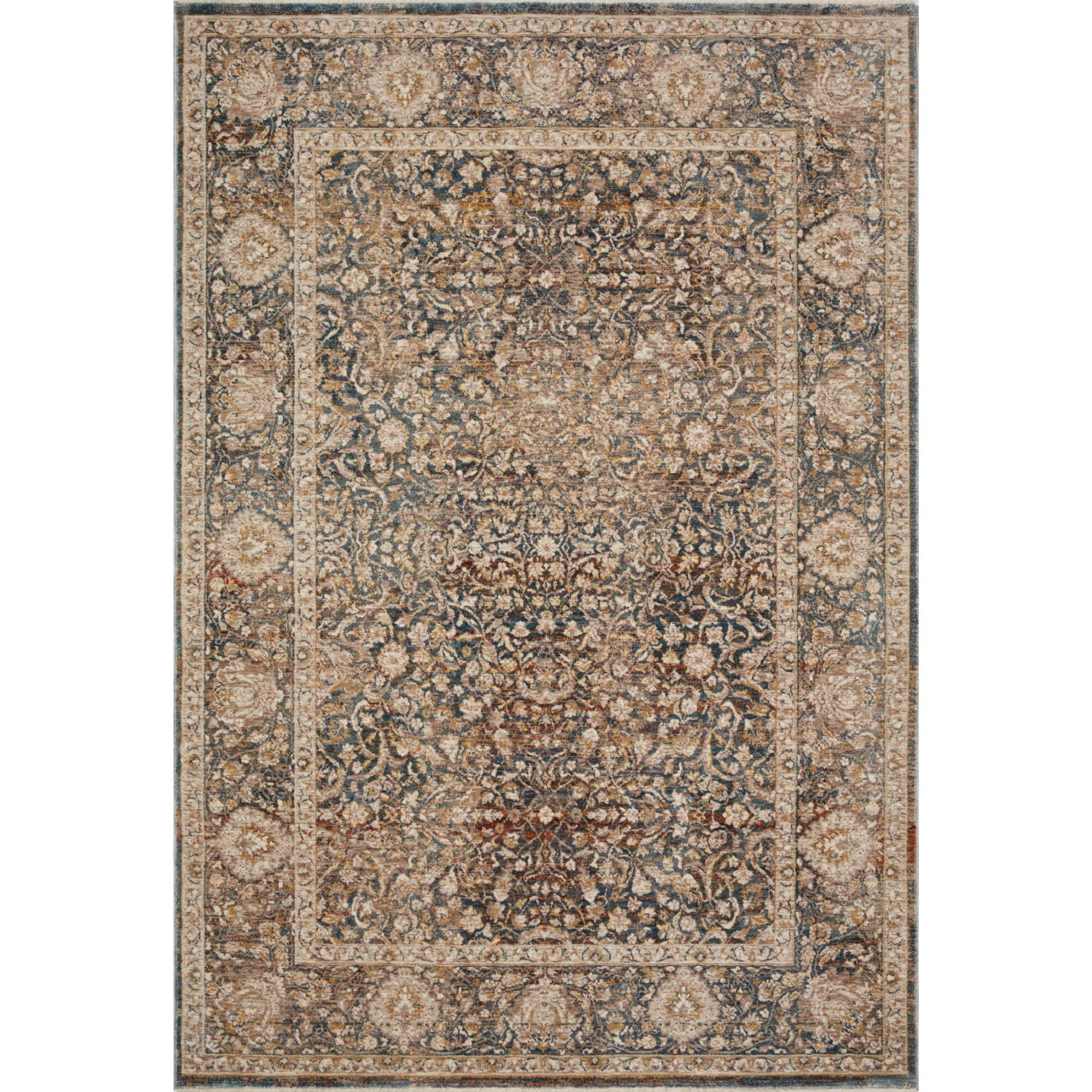 Loloi Lourdes Charcoal/Ivory Rug