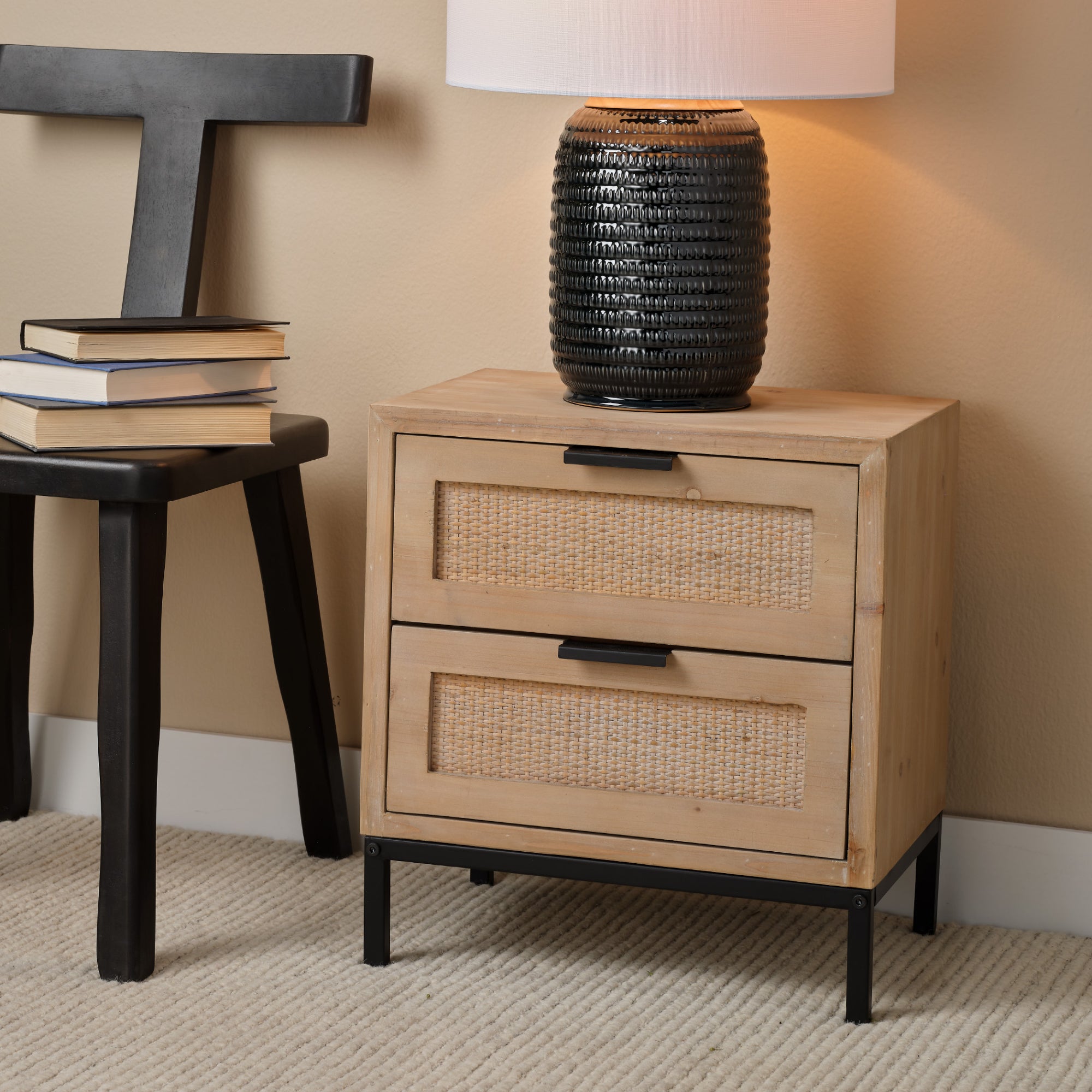 Reed 2-Drawers Side Table Side & End Tables Jamie Young , Black Friday Sale Jamie Young Furniture Sale, Old Bones Co, Mid Century Furniture Sale, Four Hands Furniture, Black Friday Sale Reed 2-Drawers Side Table,Gus Sale, Perigold Reed 2-Drawers Side Table Side & End Tables Black Friday Sale , Perigold Sale Reed 2-Drawers Side Table,Reed 2-Drawers Side Table Lulu and Georgia, Burke Decor Sale Reed 2-Drawers Side Table, www.oldbonesco.com