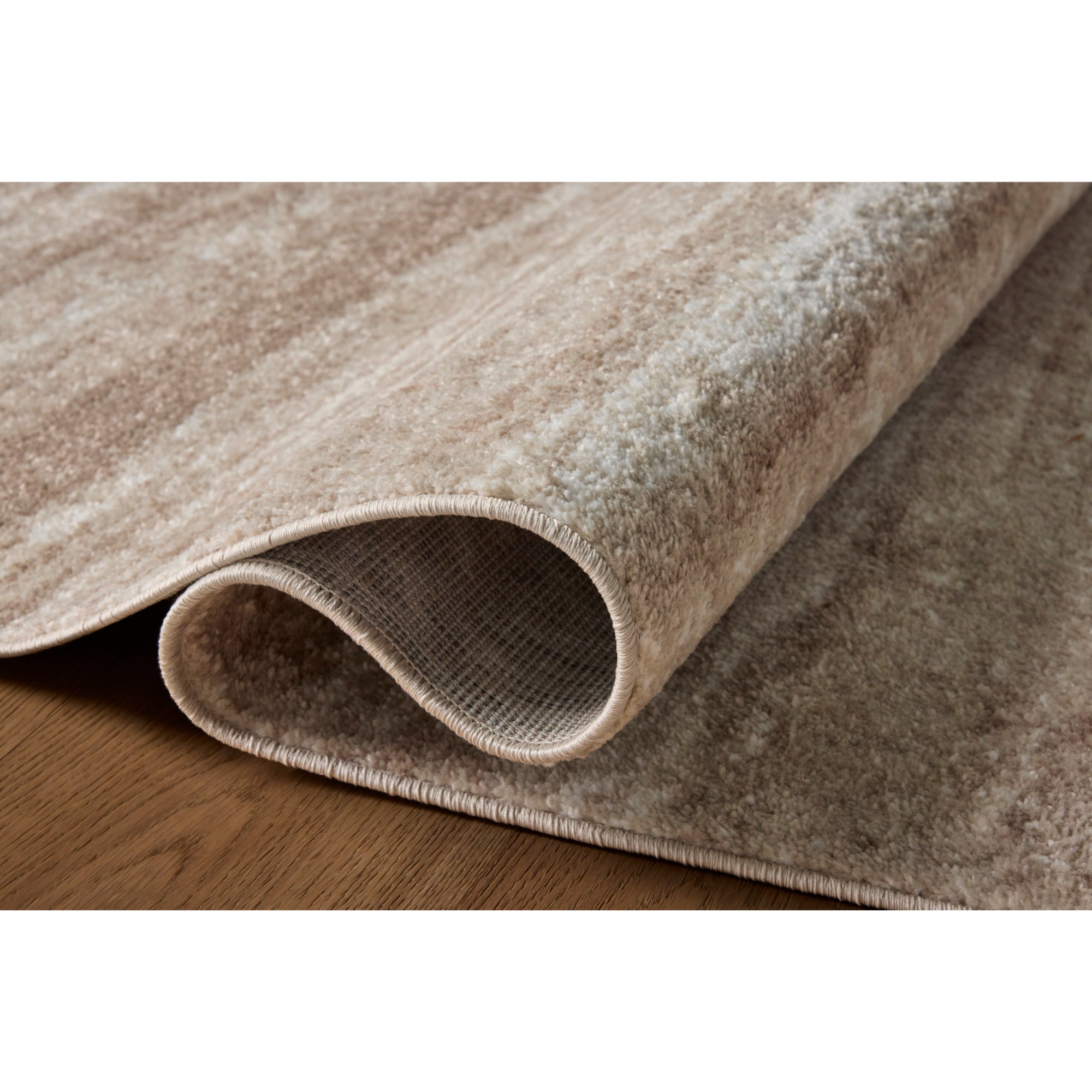 Loloi Lune Mushroom/White Rug