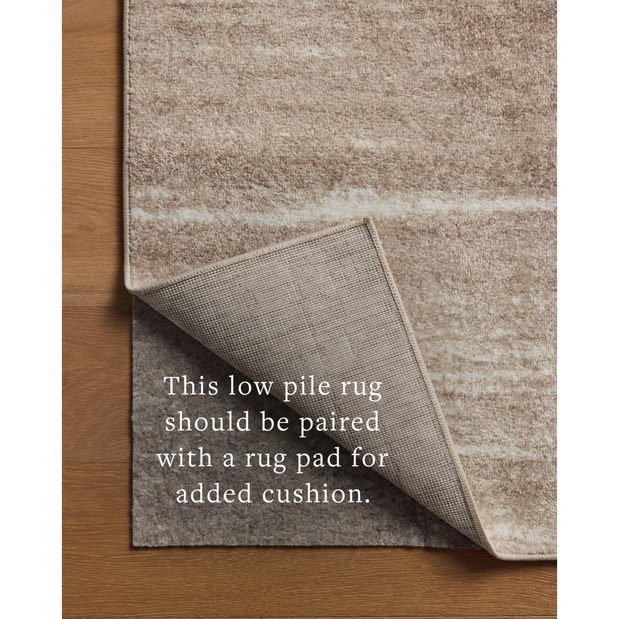 Loloi Lune Mushroom/White Rug