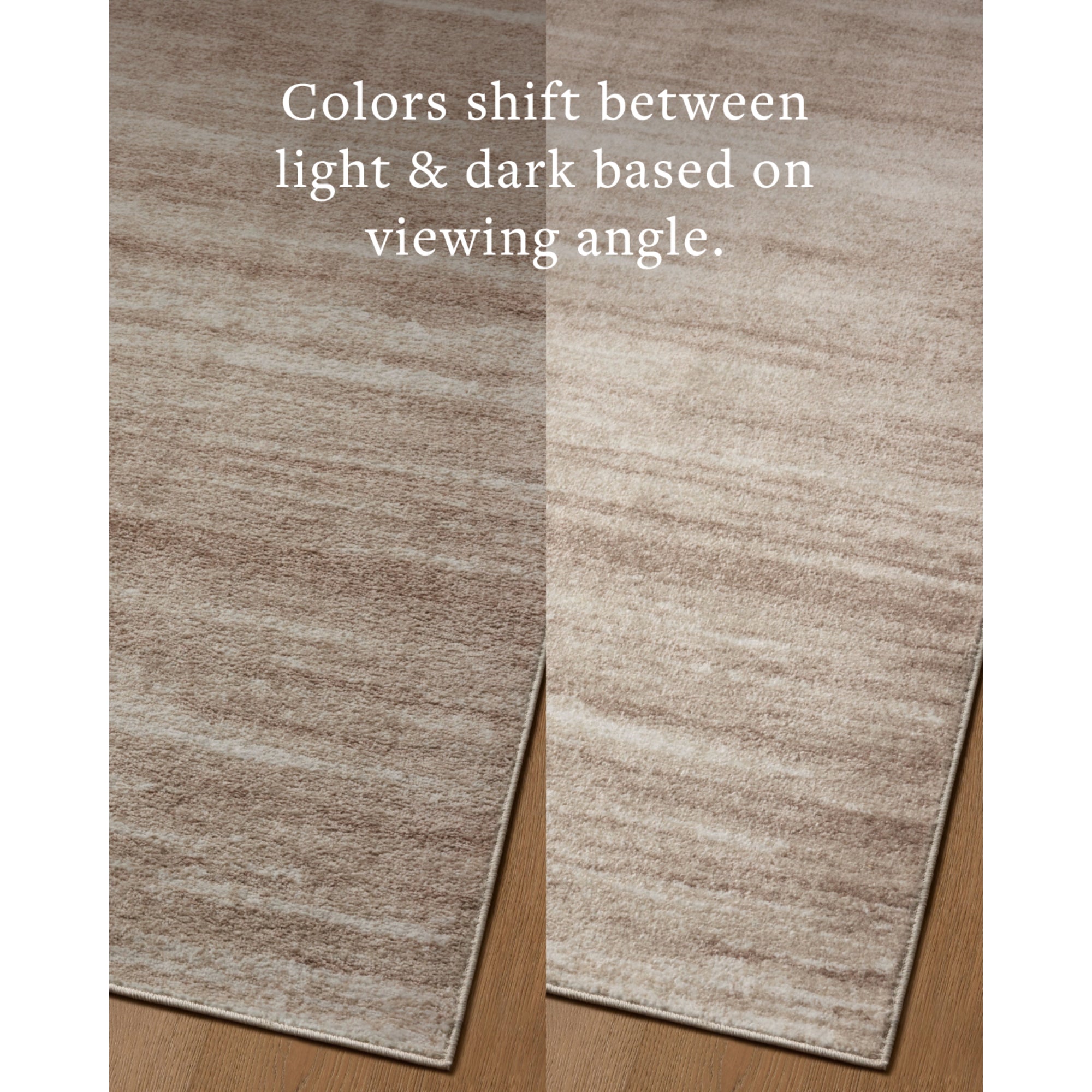 Loloi Lune Mushroom/White Rug