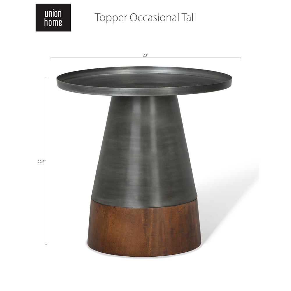 Topper Occasional Tall Antique Zinc Tall Side & End Tables Union Home , Black Friday Sale Union Home Furniture Sale, Old Bones Co, Mid Century Furniture Sale, Four Hands Furniture, Black Friday Sale Topper Occasional Tall Antique Zinc Tall,Gus Sale, Perigold Topper Occasional Tall Antique Zinc Tall Side & End Tables Black Friday Sale , Perigold Sale Topper Occasional Tall Antique Zinc Tall,Topper Occasional Tall Antique Zinc Tall Lulu and Georgia, Burke Decor Sale Topper Occasional Tall Antique Zinc Tall, w