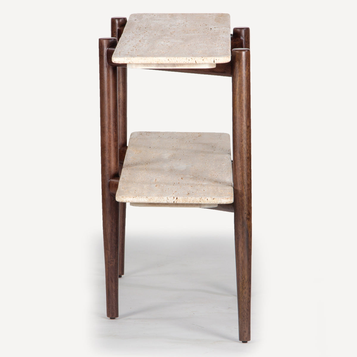 Terrace Travertine Oak Console Table