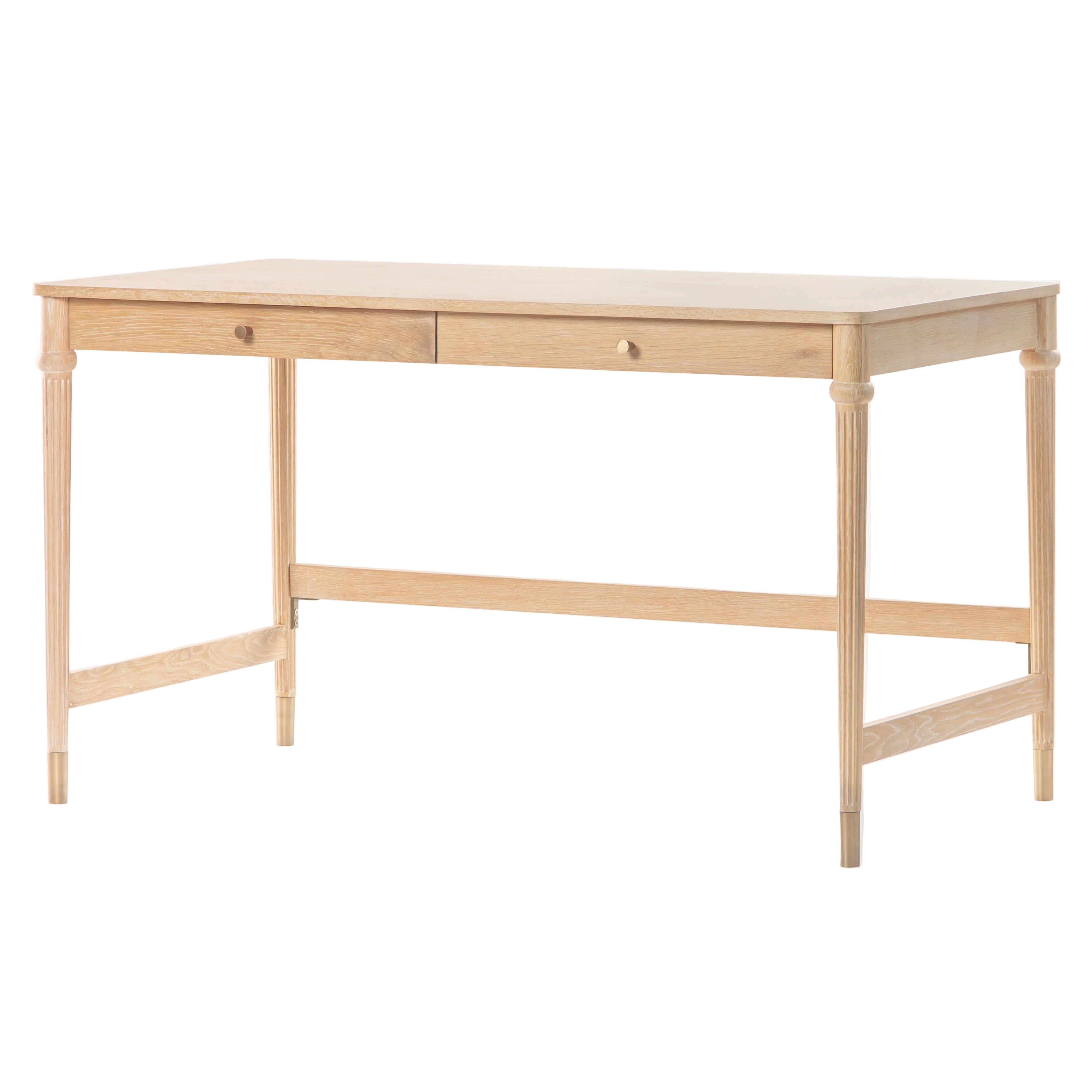 Pietro Oak Desk