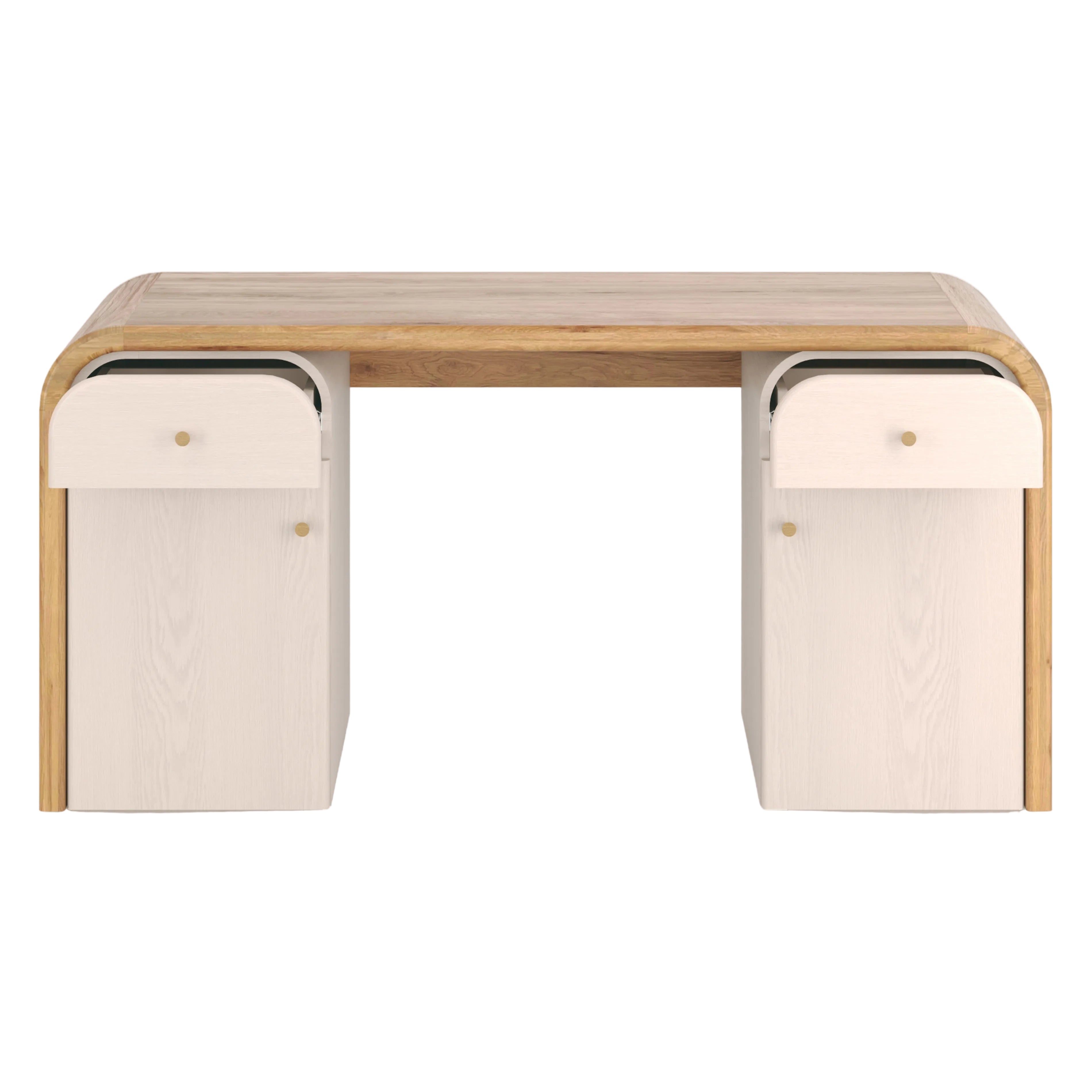 Liam Oak Desk