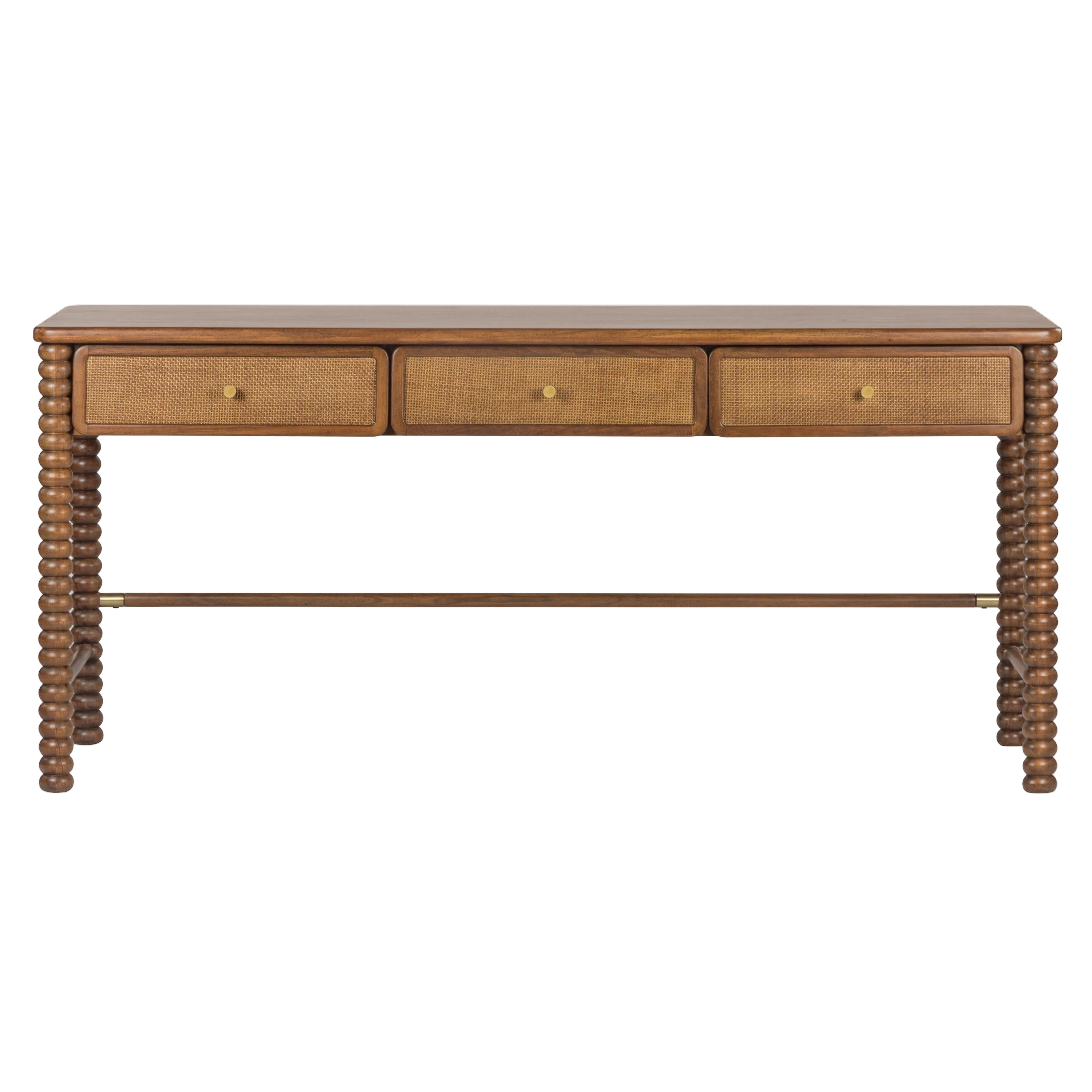 Twist Cane Solid Wood Desk