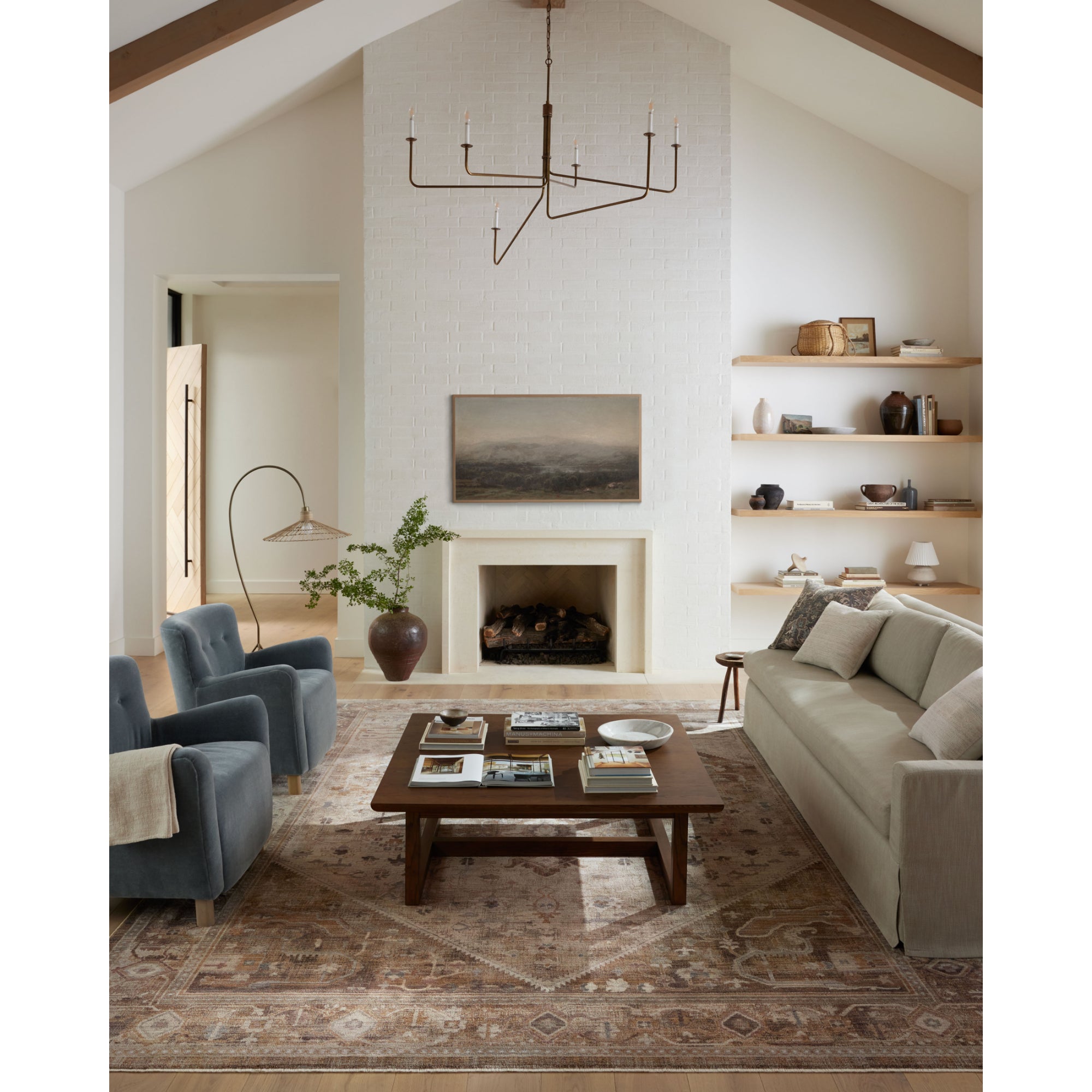 Loloi Lyra Natural/Mocha Rug