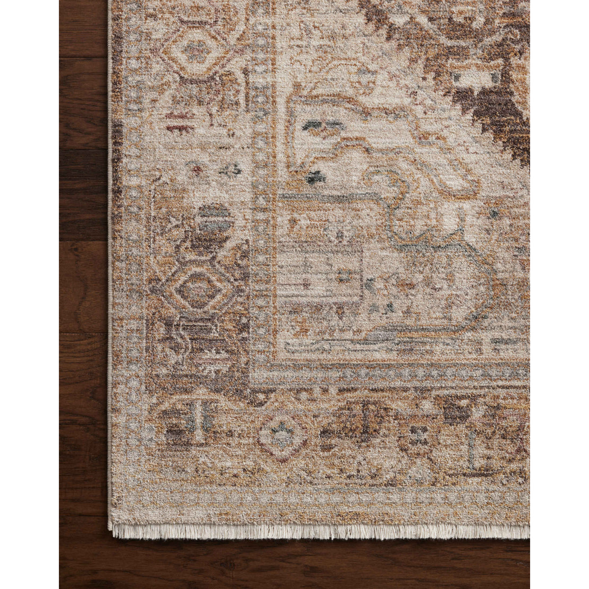 Loloi Lyra Natural/Mocha Rug by Loloi