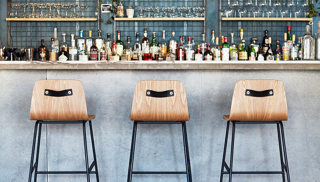 Lecture Bar Stool Bar Stool Gus*     Four Hands, Mid Century Modern Furniture, Old Bones Furniture Company, Old Bones Co, Modern Mid Century, Designer Furniture, https://www.oldbonesco.com/