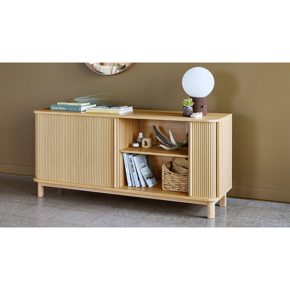 Ledger Sideboard Vintage Oak by Gus*