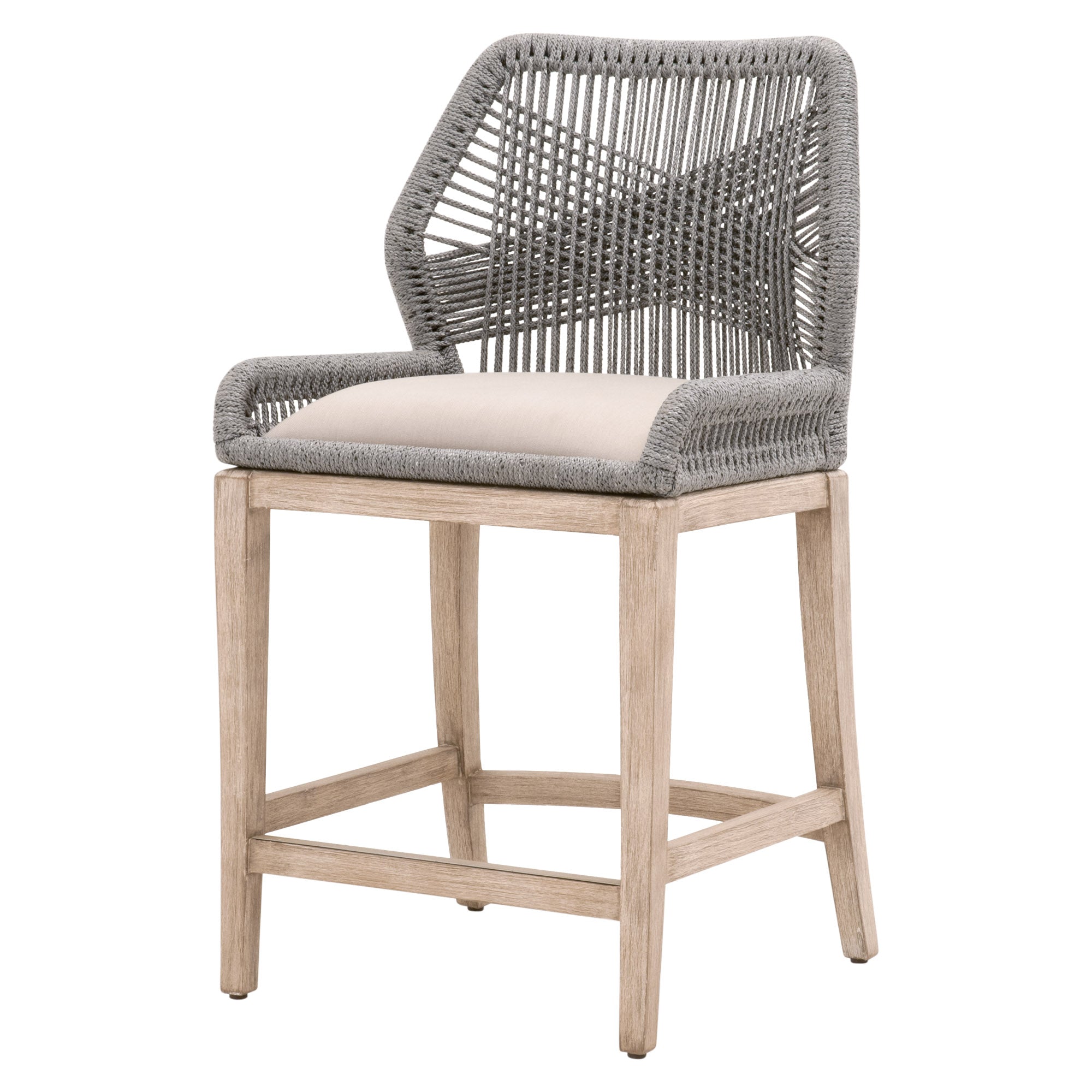 Loom Counter Stool Bar & Counter Stools Essentials For Living Platinum Rope, Light Gray, Natural Gray Mahogany , Black Friday Sale Essentials For Living Furniture Sale, Old Bones Co, Mid Century Furniture Sale, Four Hands Furniture, Black Friday Sale Loom Counter Stool,Gus Sale, Perigold Loom Counter Stool Bar & Counter Stools Black Friday Sale , Perigold Sale Loom Counter Stool,Loom Counter Stool Lulu and Georgia, Burke Decor Sale Loom Counter Stool, www.oldbonesco.com