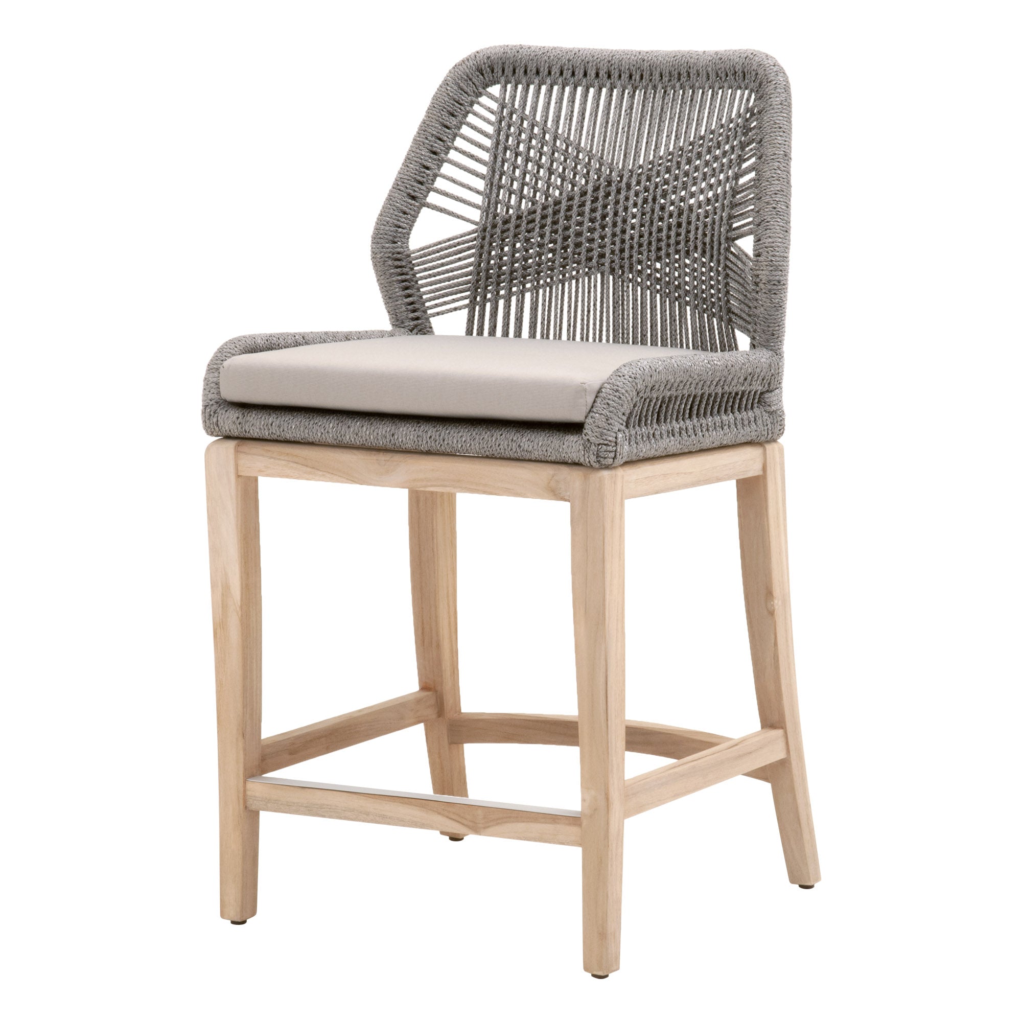 Loom Outdoor Counter Stool Outdoor Bar Stools & Ottomans Essentials For Living Platinum Rope, Performance Smoke Gray , Black Friday Sale Essentials For Living Furniture Sale, Old Bones Co, Mid Century Furniture Sale, Four Hands Furniture, Black Friday Sale Loom Outdoor Counter Stool,Gus Sale, Perigold Loom Outdoor Counter Stool Outdoor Bar Stools & Ottomans Black Friday Sale , Perigold Sale Loom Outdoor Counter Stool,Loom Outdoor Counter Stool Lulu and Georgia, Burke Decor Sale Loom Outdoor Counter Stool, w