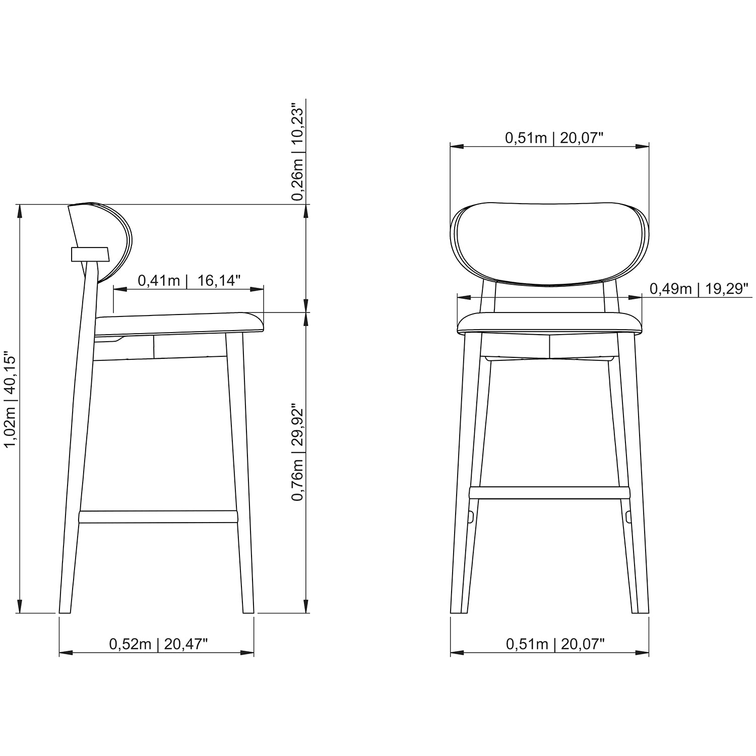 Lucia Bar Stool