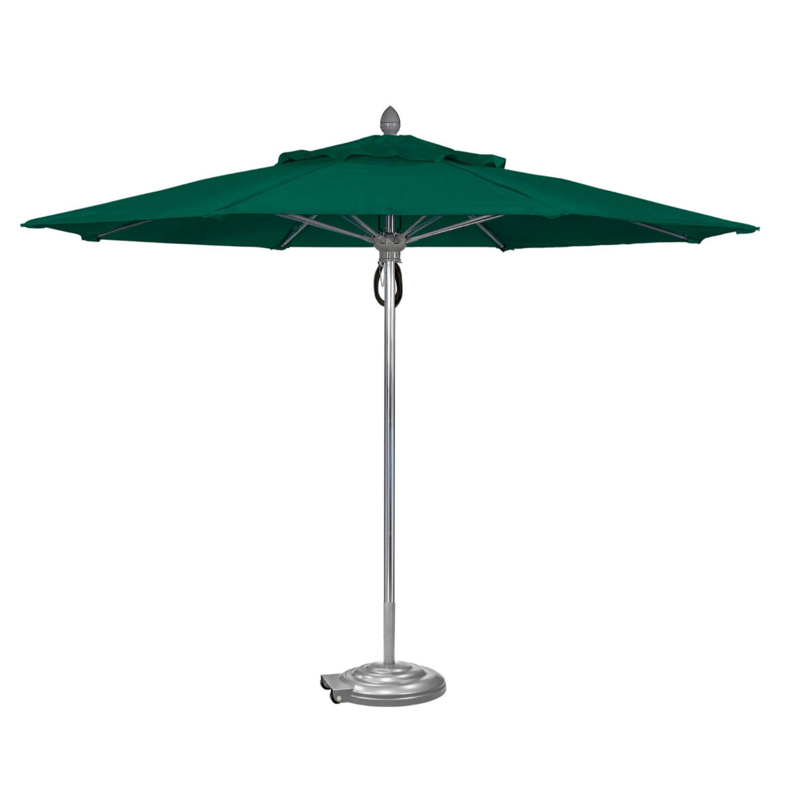 Luna 11FT Octagonal Pulley Aluminum Umbrella - Sunbrella Fabric