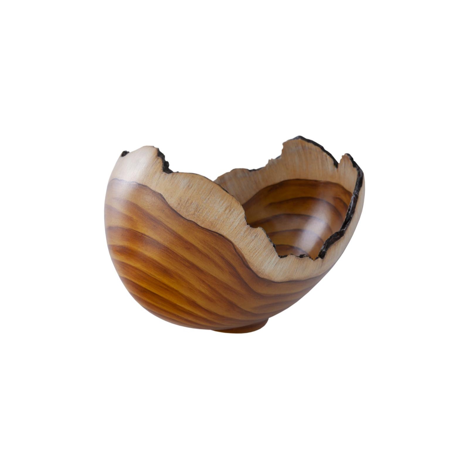 Burled Bowl - Faux Bois