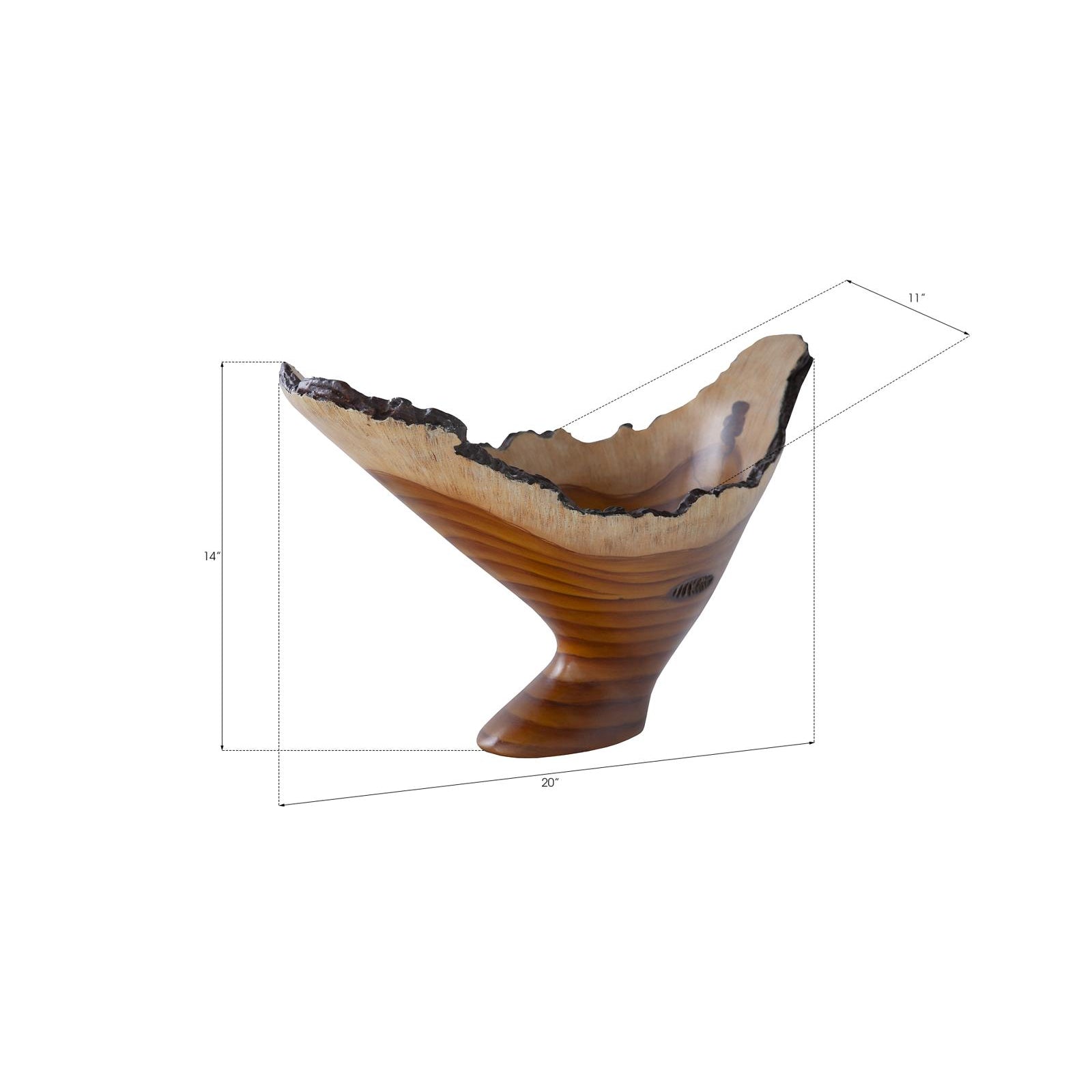 Burled Vase
