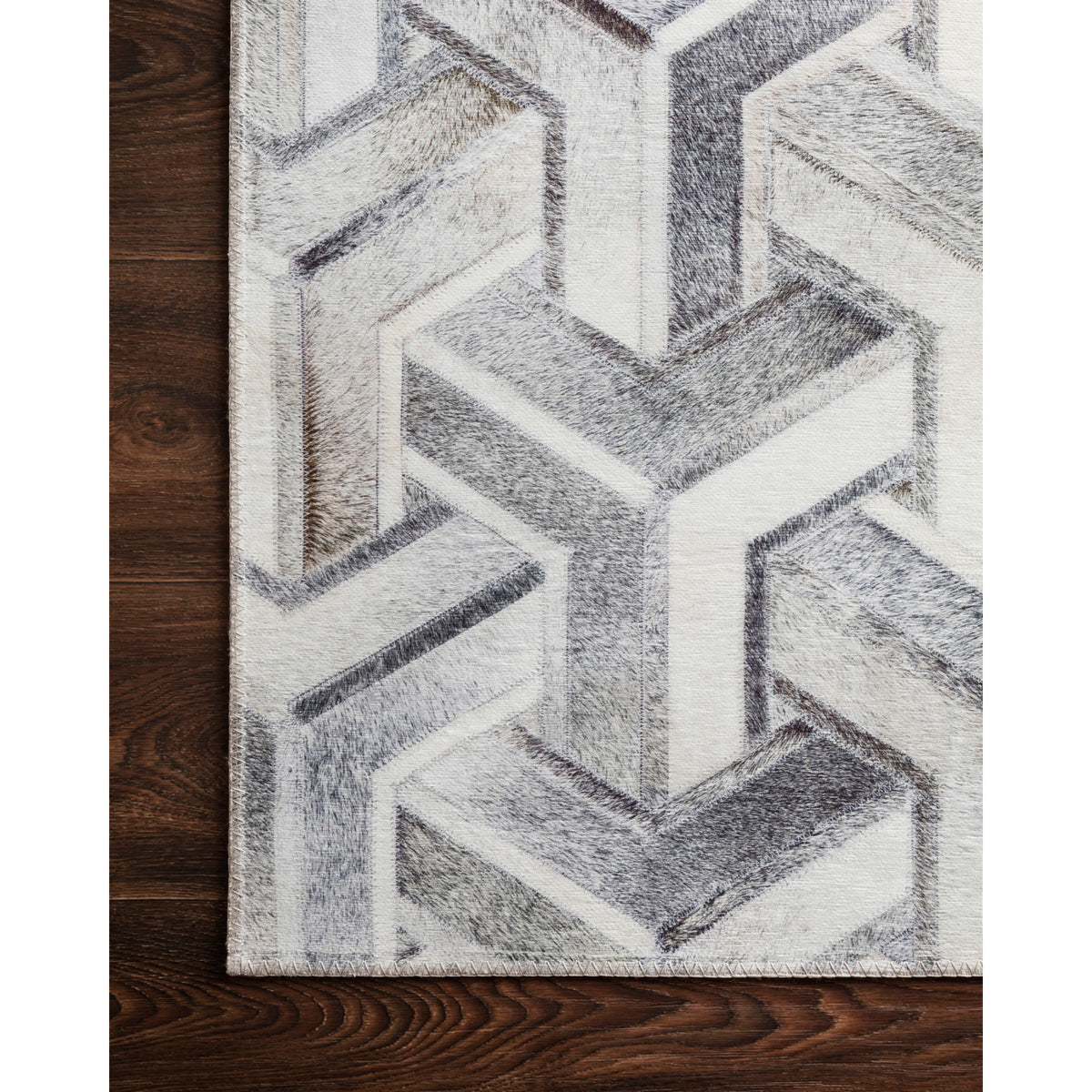 Loloi Maddox Silver/Ivory Rug by Loloi
