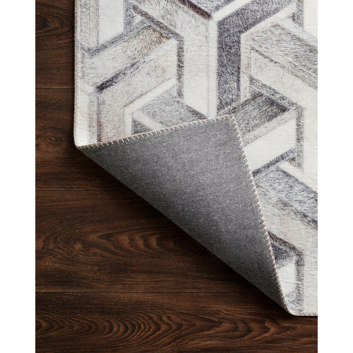 Loloi Maddox Silver/Ivory Rug by Loloi