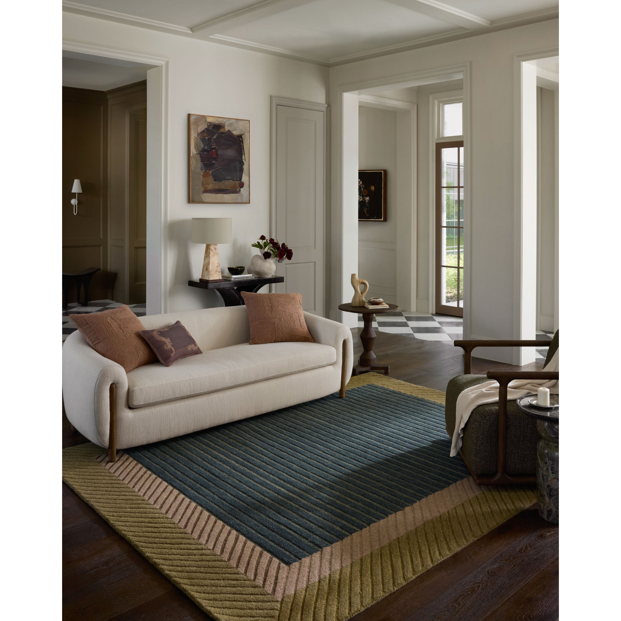 Brigette Romanek x Loloi Madi Green/Multi Rug