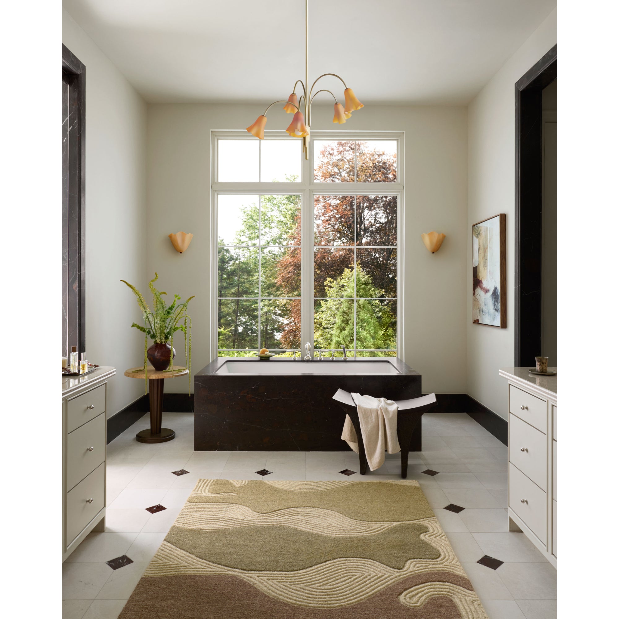 Brigette Romanek x Loloi Madi Linen/Multi Rug