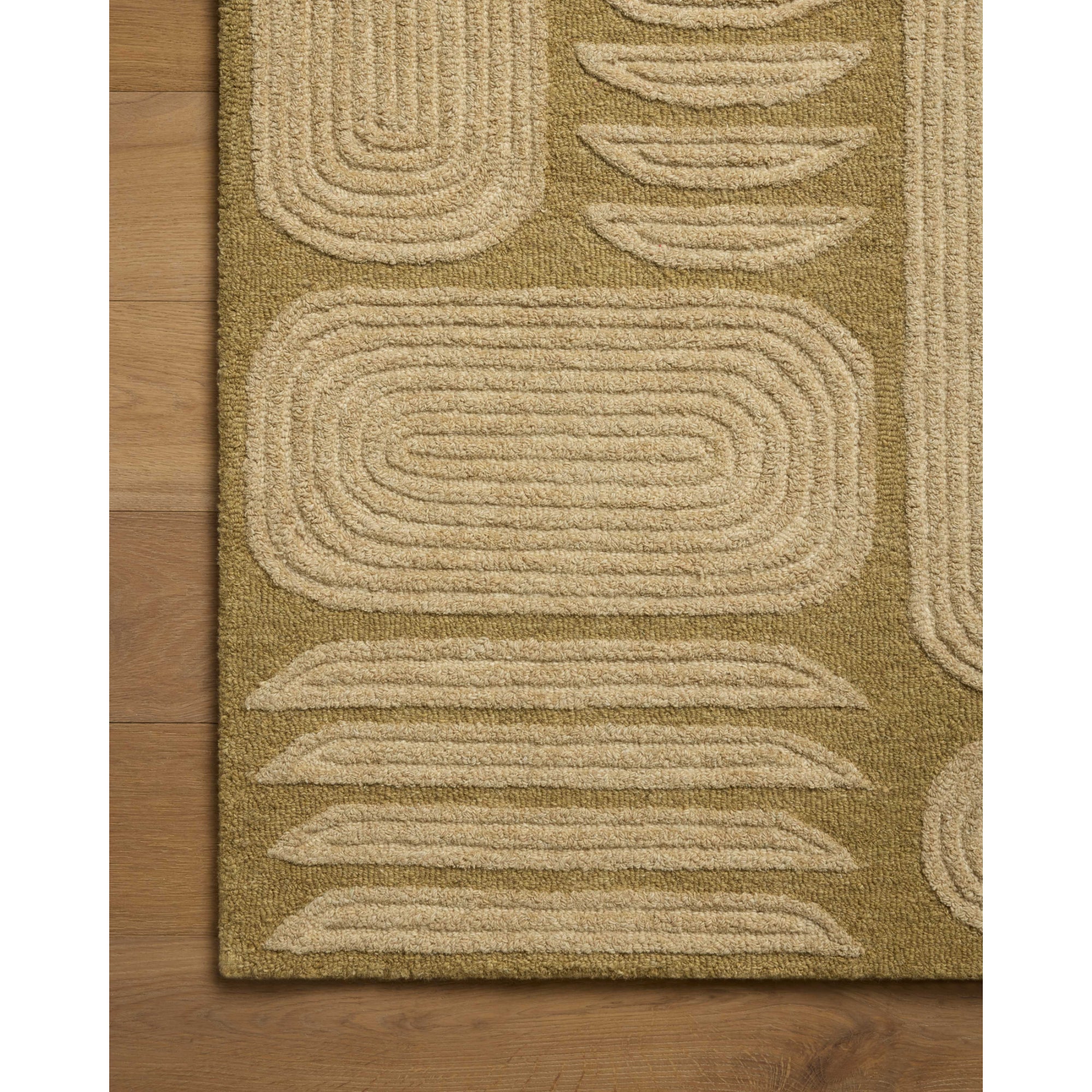 Brigette Romanek x Loloi Madi Light Olive/Oatmeal Rug