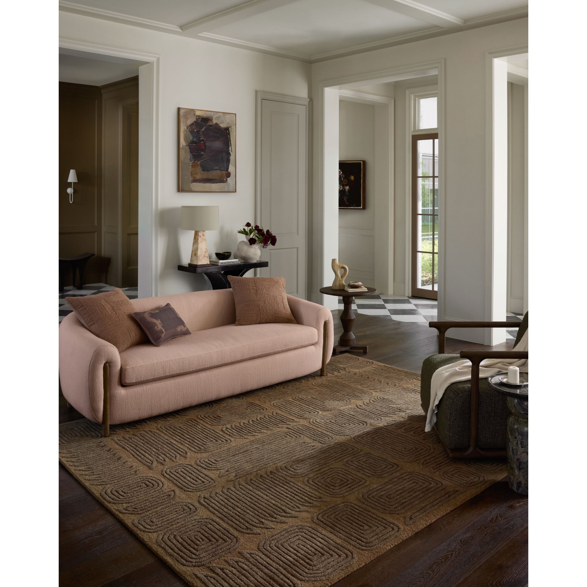 Brigette Romanek x Loloi Madi Mocha/Cocoa Rug