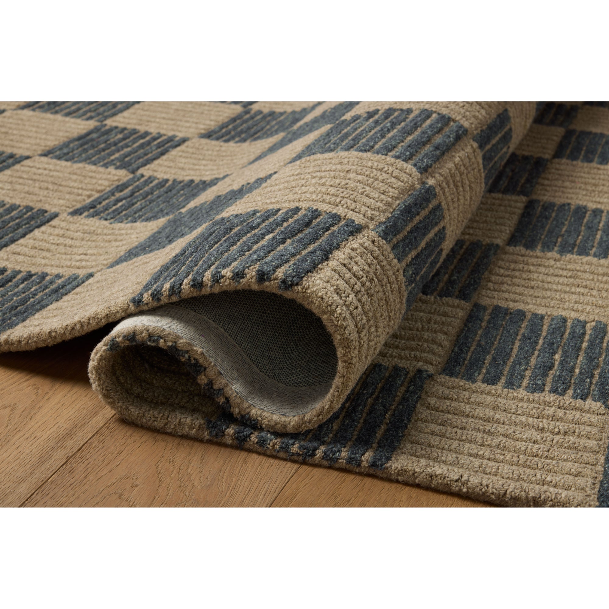 Brigette Romanek x Loloi Madi Taupe/Navy Rug