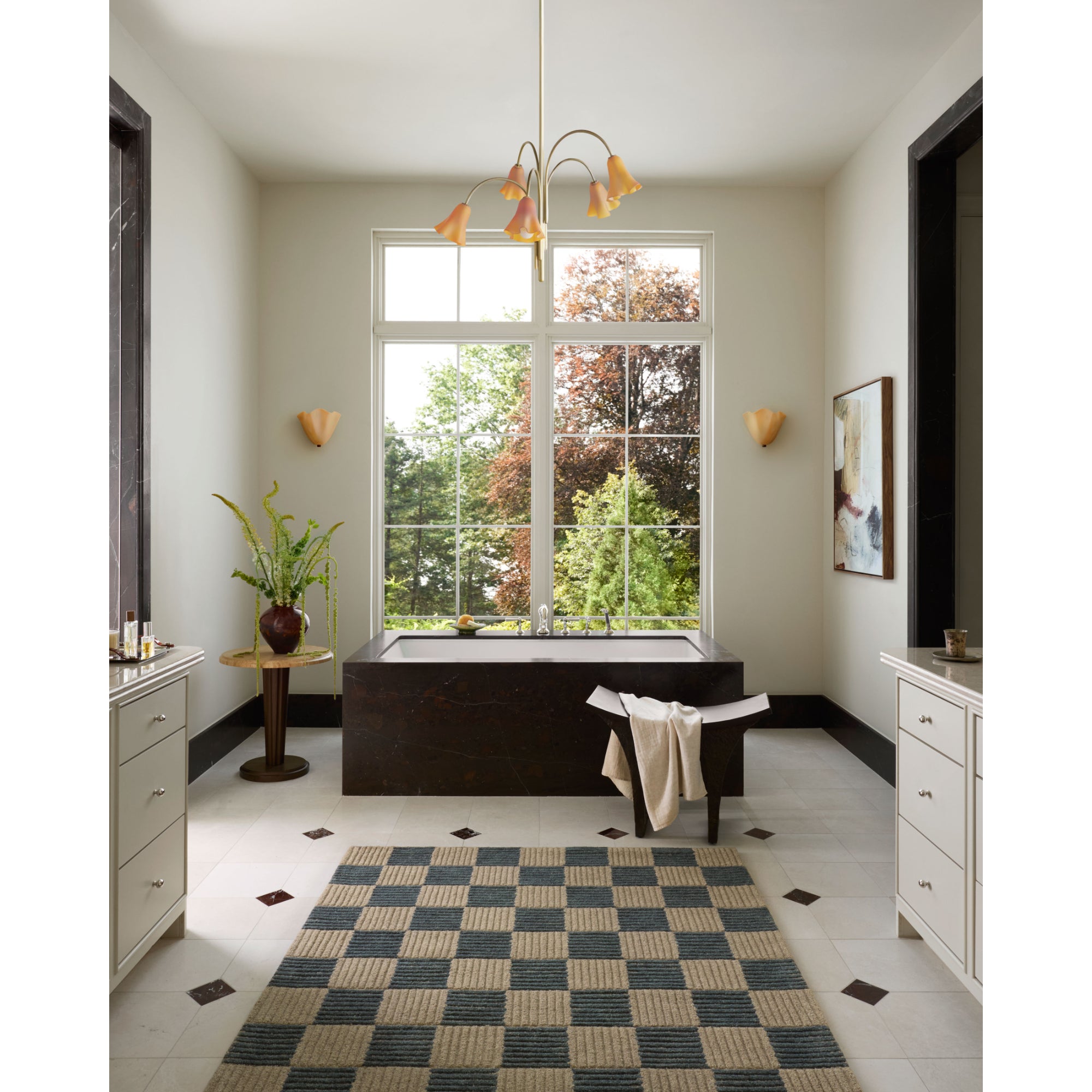 Brigette Romanek x Loloi Madi Taupe/Navy Rug