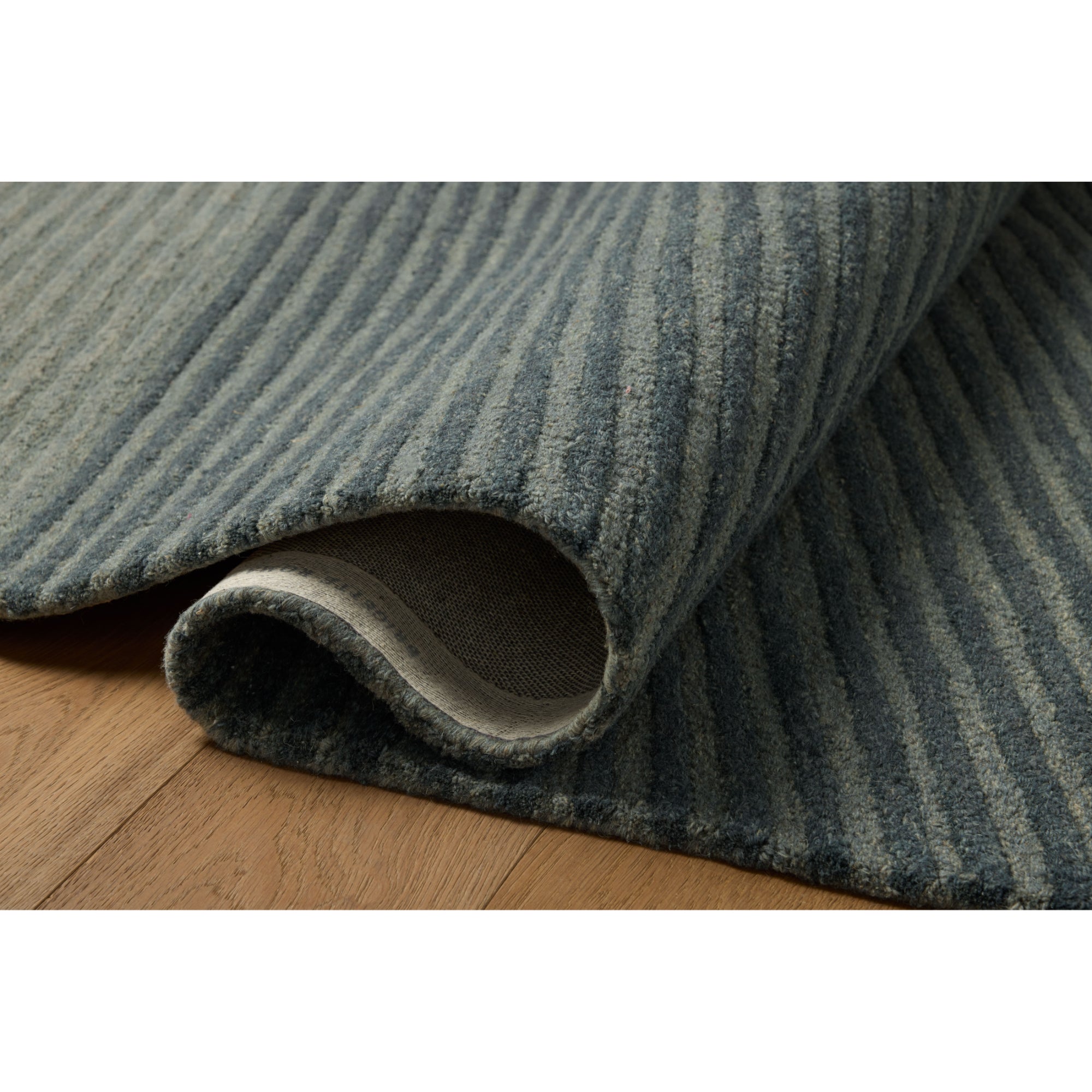 Brigette Romanek x Loloi Madi Denim/Multi Rug