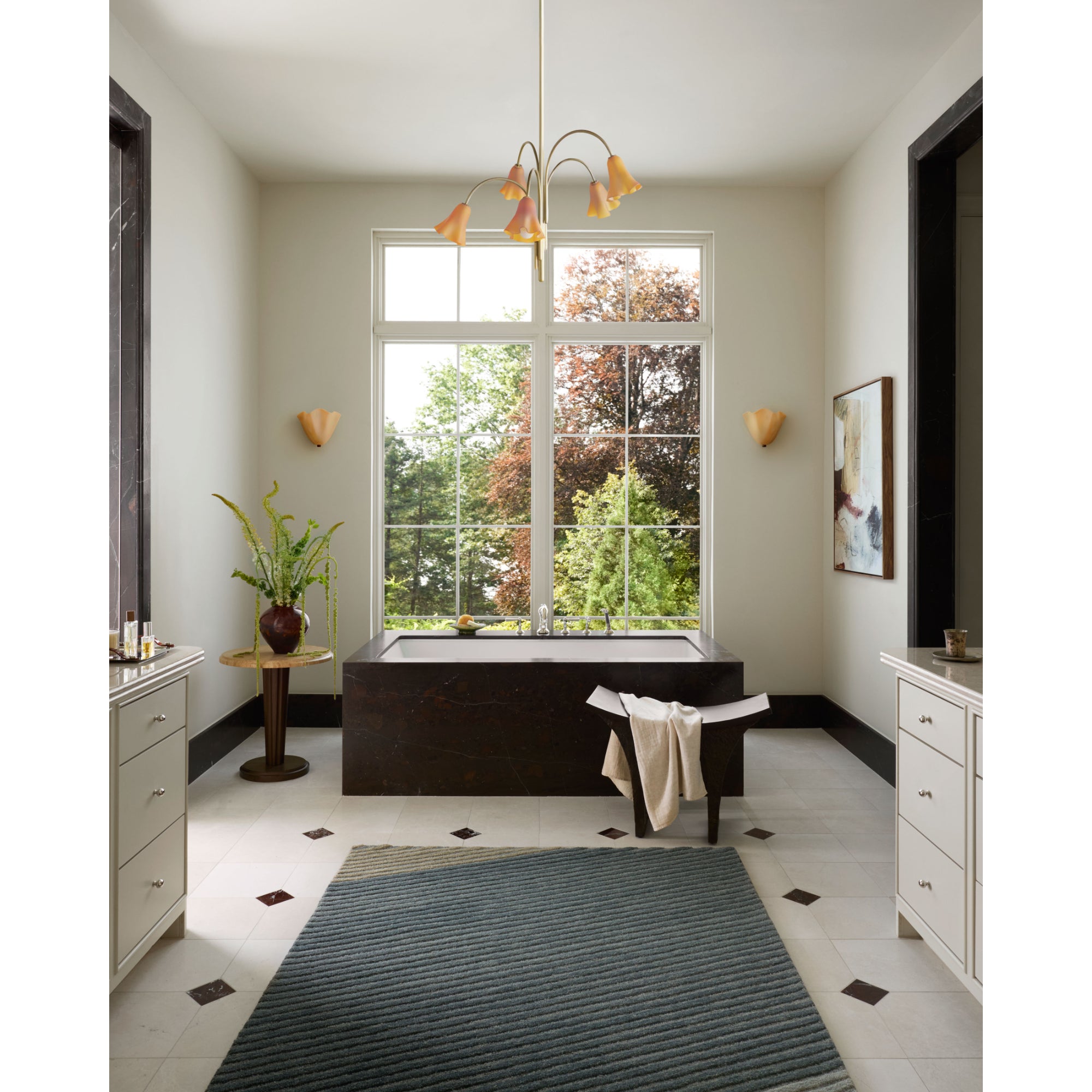 Brigette Romanek x Loloi Madi Denim/Multi Rug