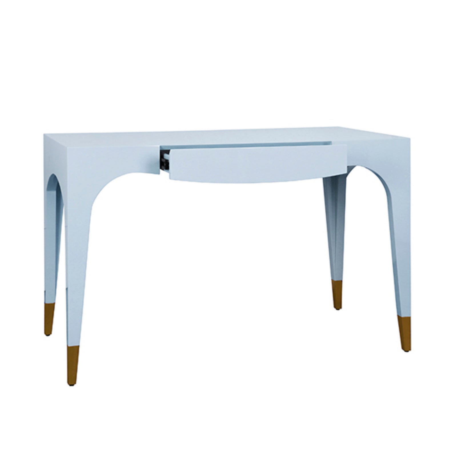 Mandi Tapered Leg One Drawer Desk