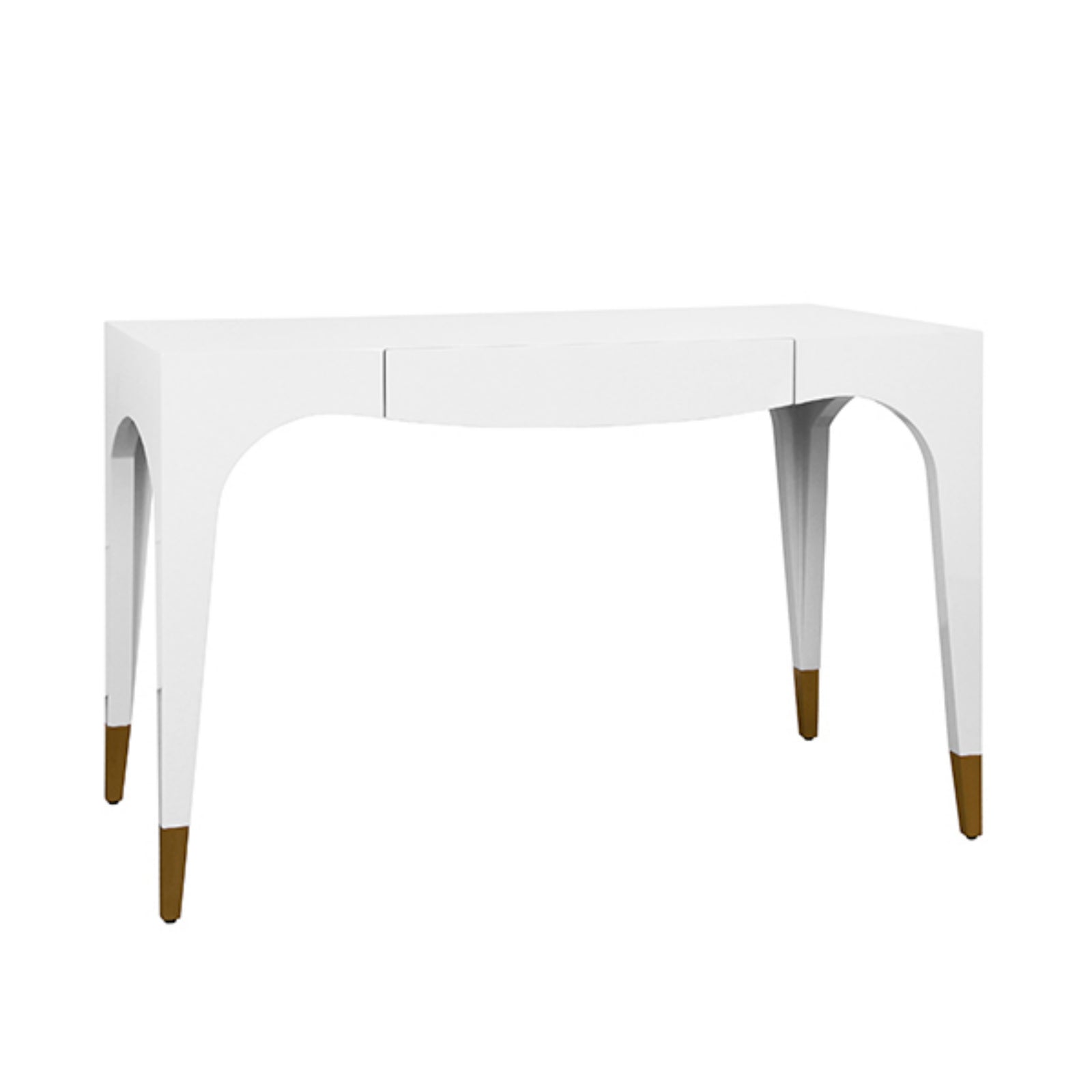 Mandi Tapered Leg One Drawer Desk