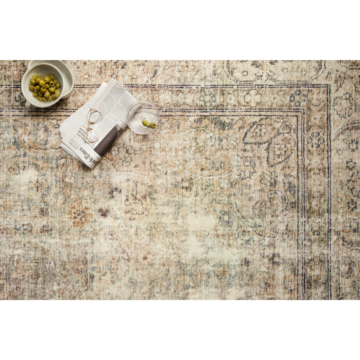 Loloi Margot MAT-01 Antique/Sage Rug by Loloi