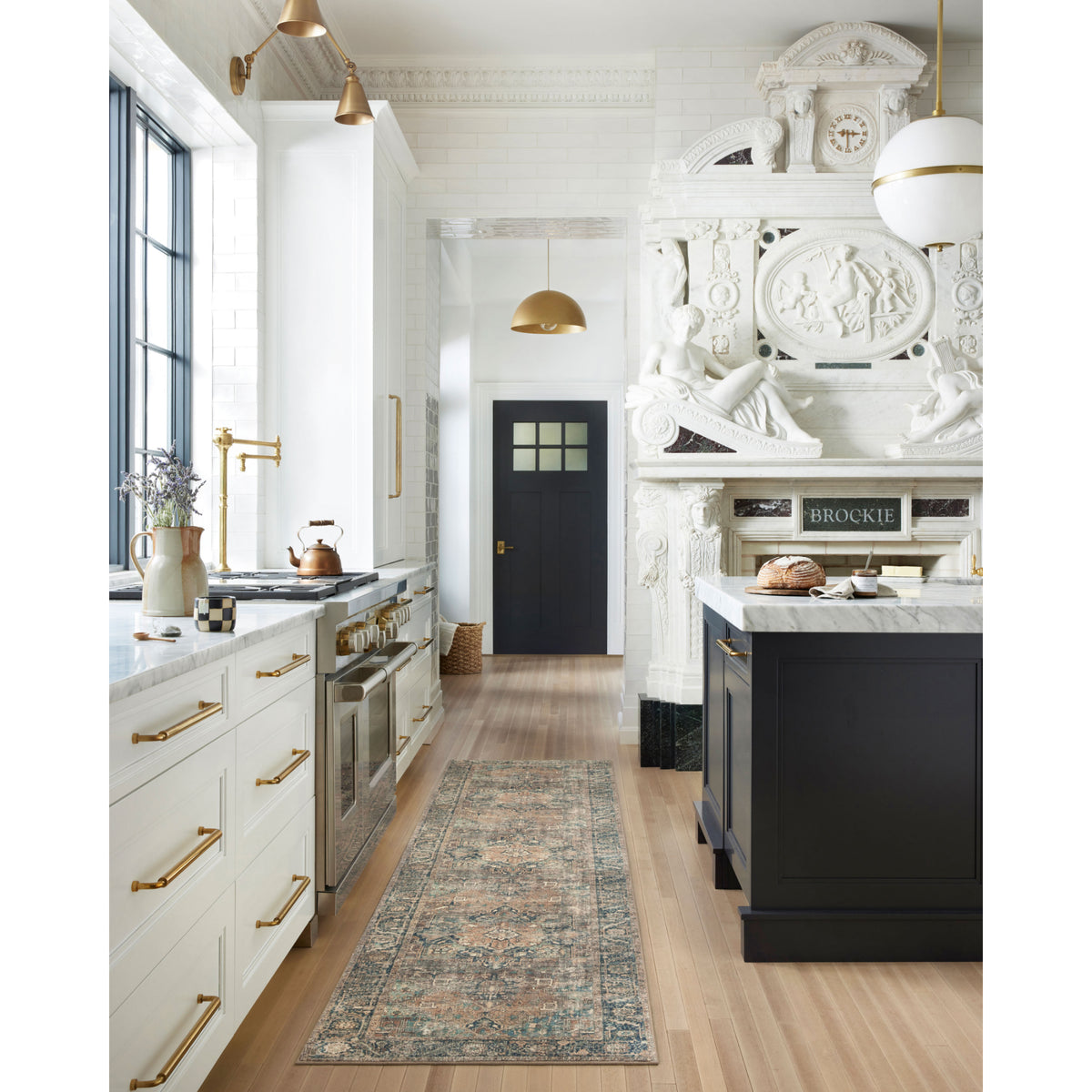Loloi Margot Terracotta/Lagoon Rug by Loloi