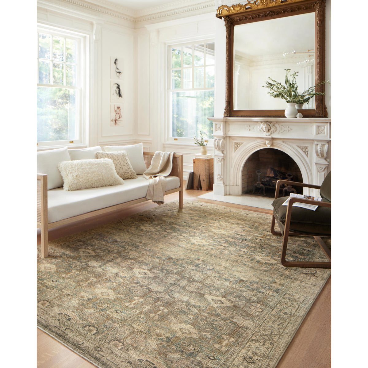 Loloi Margot MAT-04 Antique/Sage Rug by Loloi