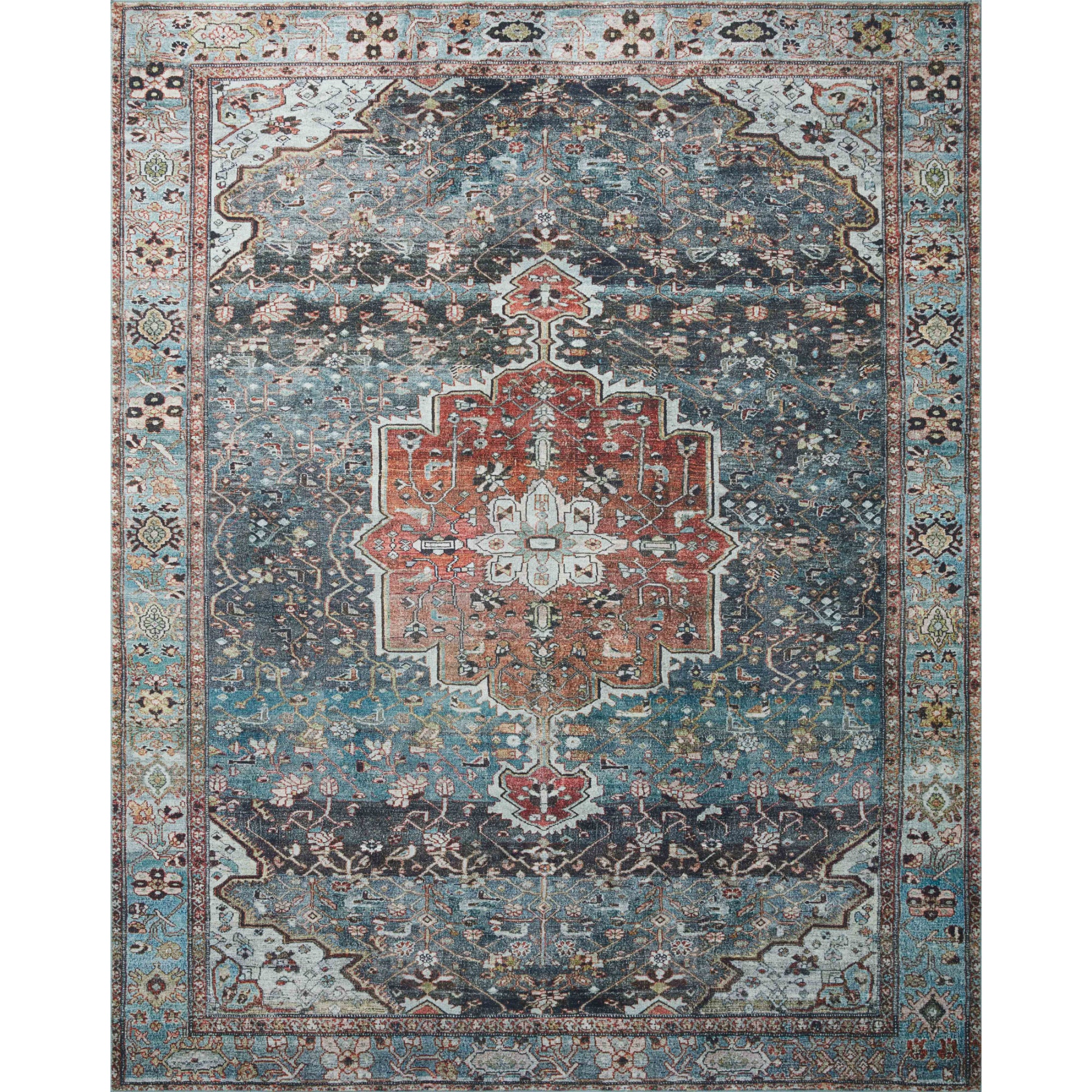 Loloi Margot Ocean/Brick Rug