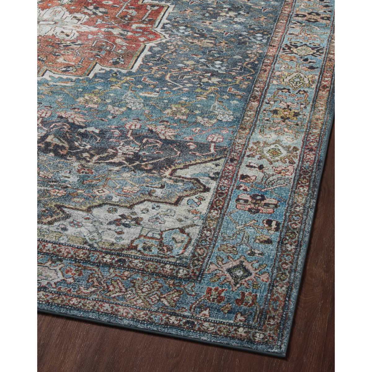 Loloi Margot Ocean/Brick Rug by Loloi